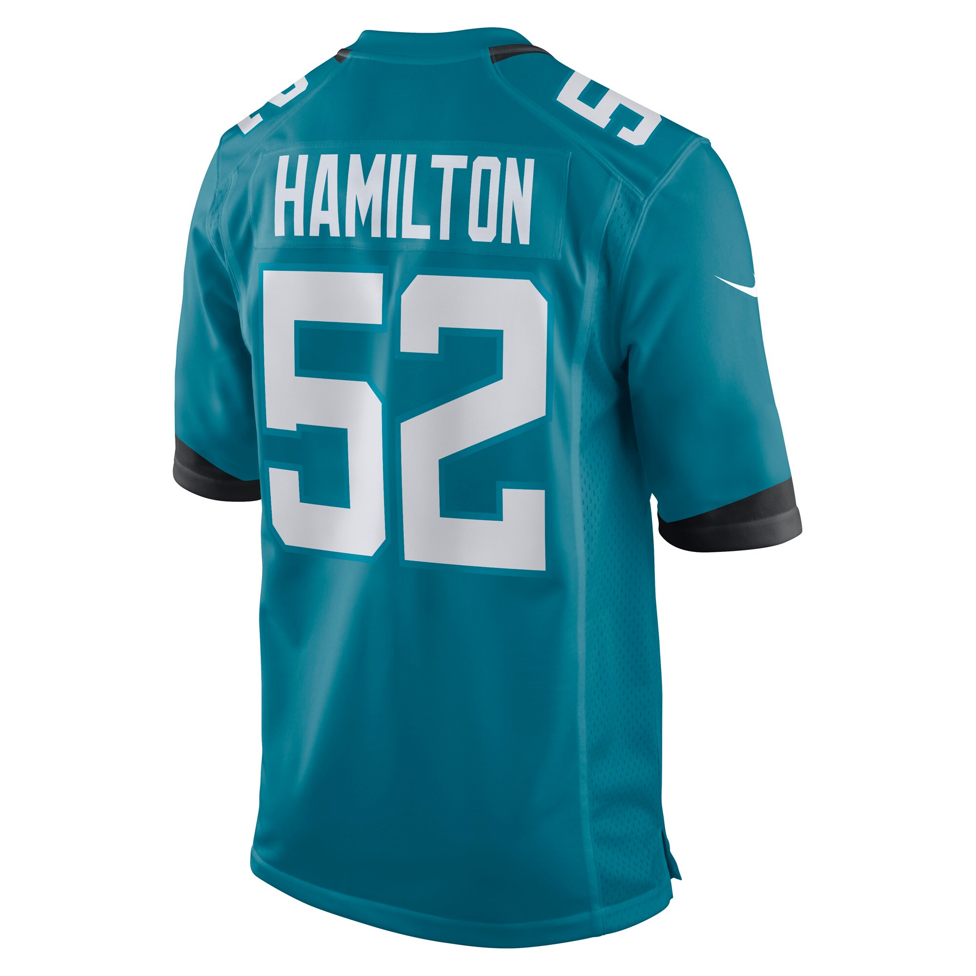 DaVon Hamilton Jacksonville Jaguars Nike Game Jersey – Teal Clowdercats
