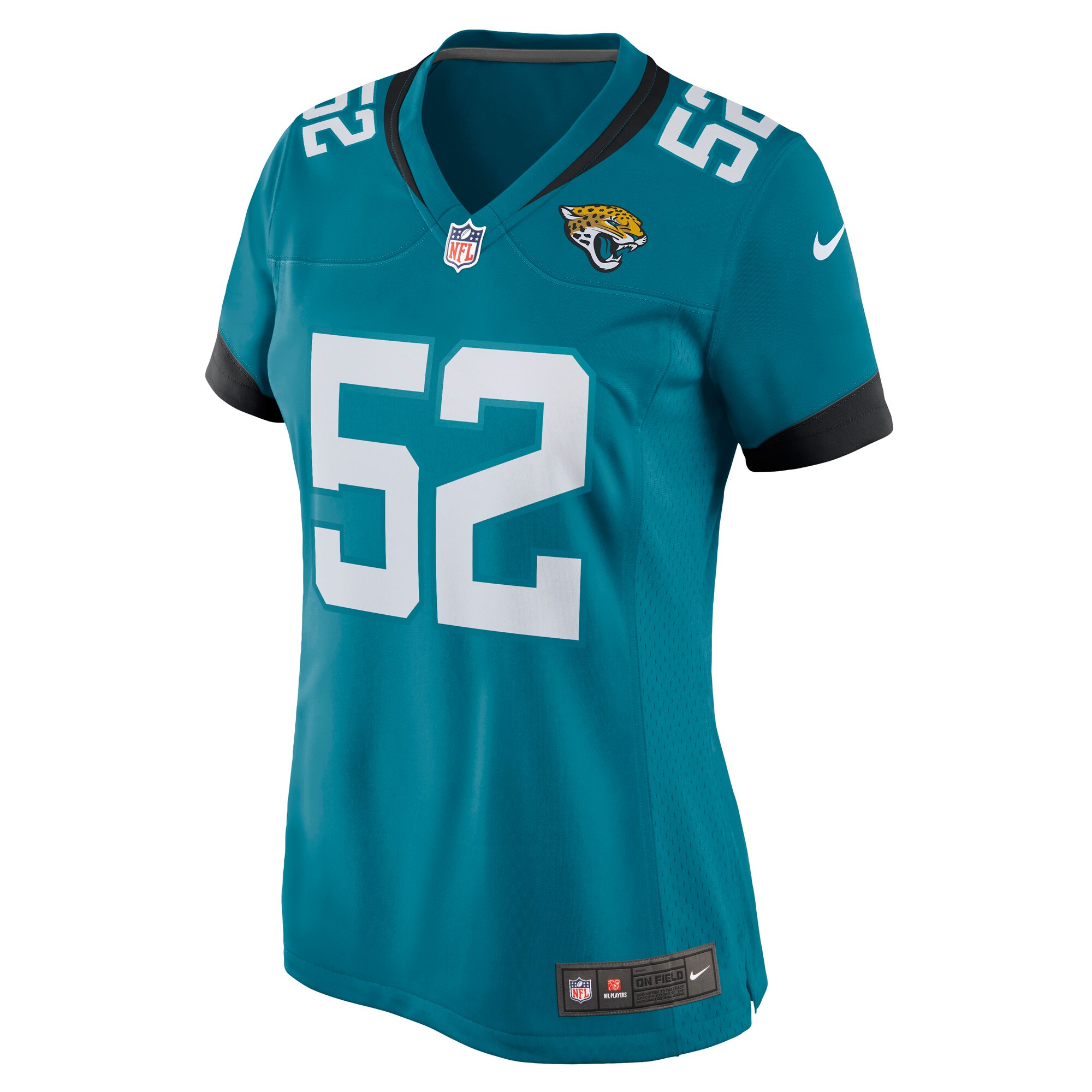 DaVon Hamilton Jacksonville Jaguars Nike Women’s Game Jersey – Teal Clowdercats