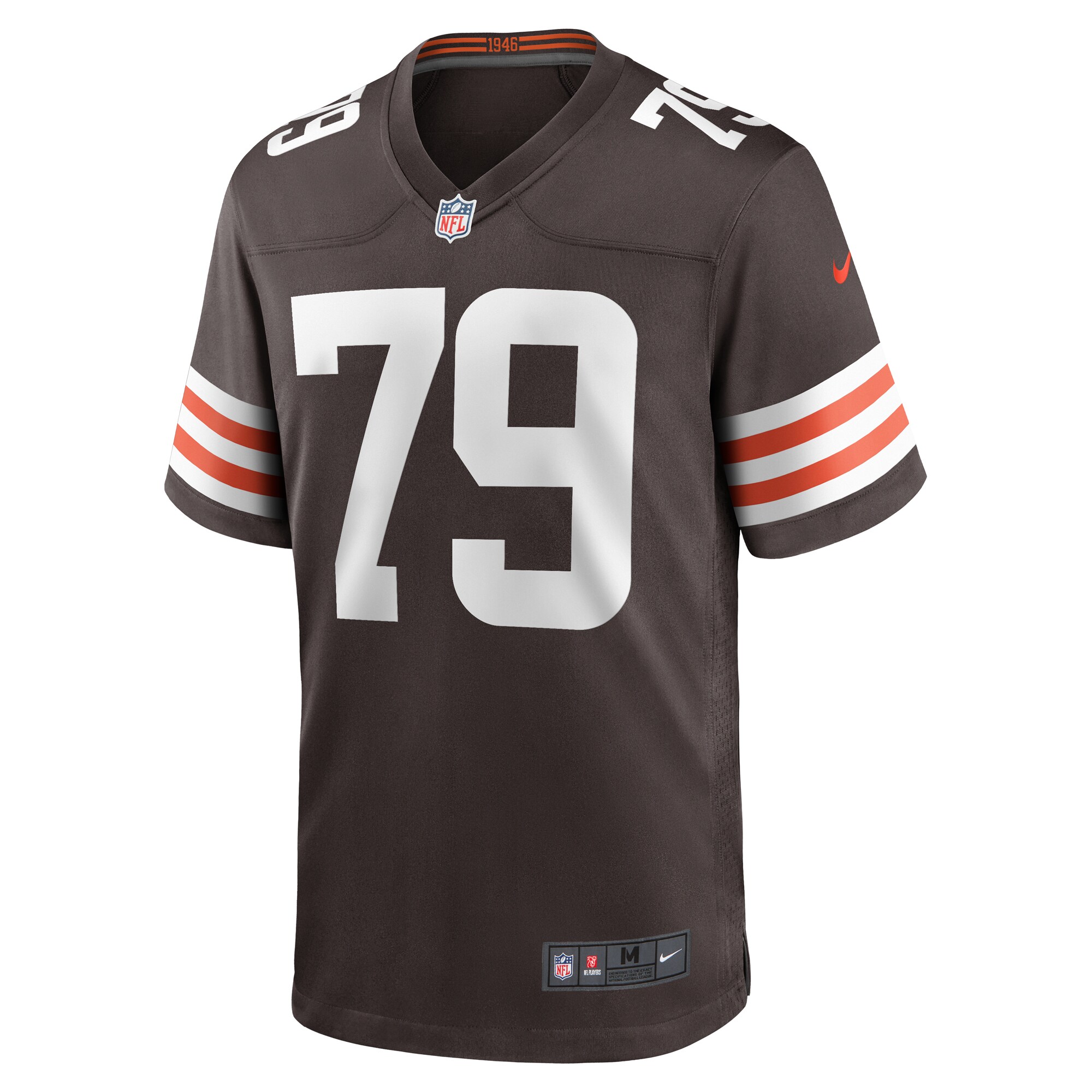 Dawand Jones Cleveland Browns Nike Team Game Jersey – Brown Clowdercats