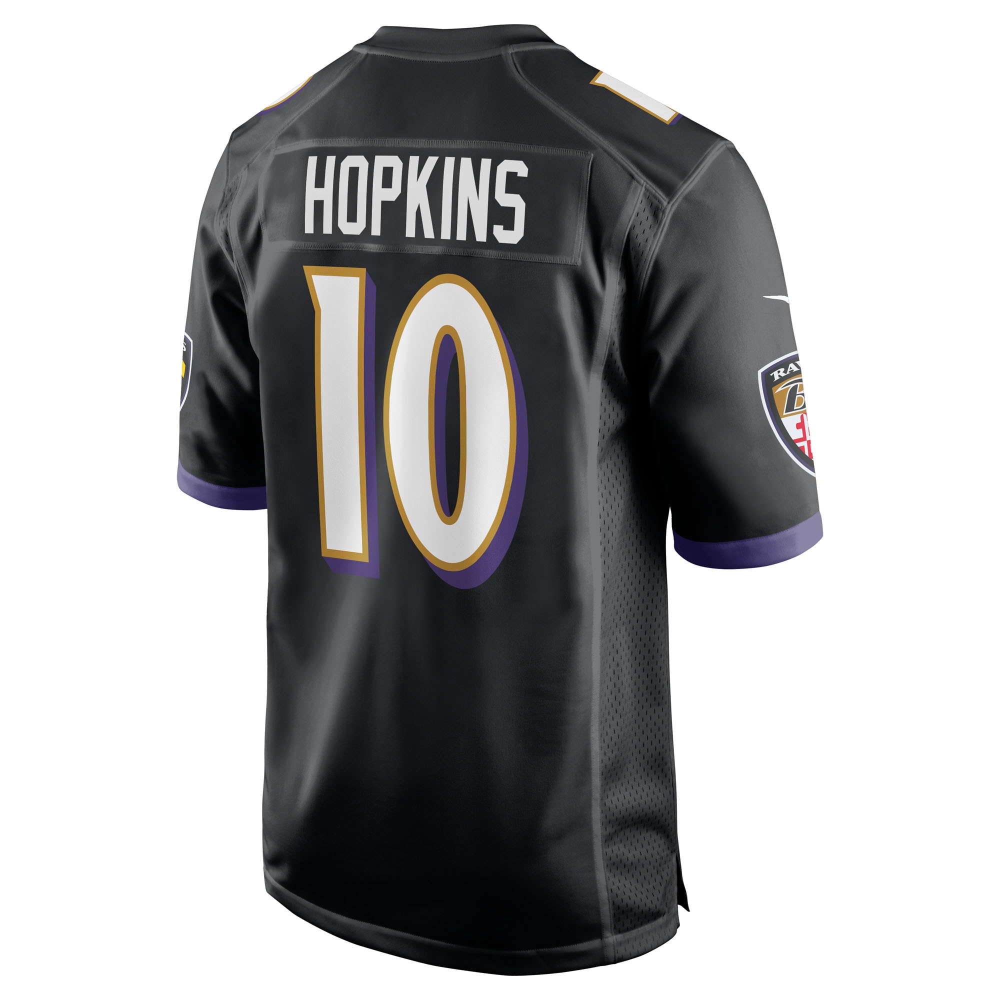 DeAndre Hopkins Baltimore Ravens Nike Alternate Game Jersey – Black Clowdercats