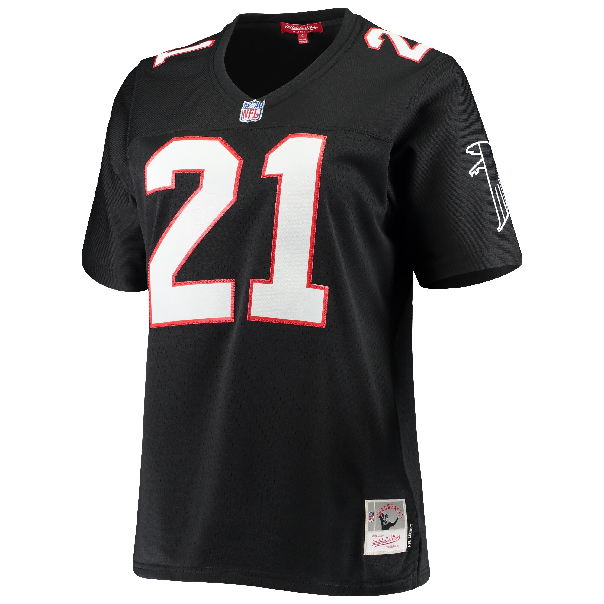Deion Sanders Atlanta Falcons Mitchell & Ness Women’s Legacy Replica Team Jersey – Black Clowdercats