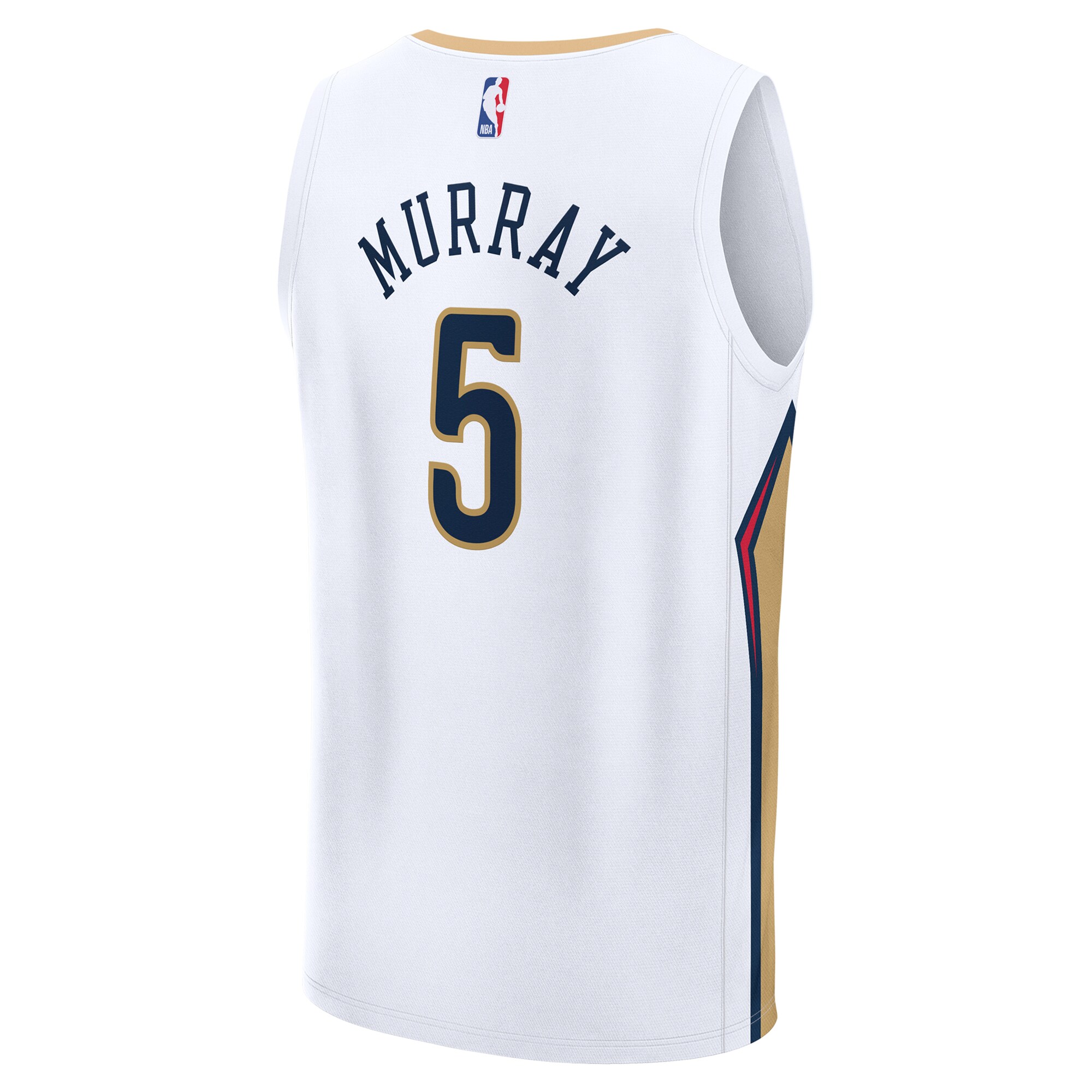 Dejounte Murray New Orleans Pelicans Fanatics Fast Break Replica Player Jersey – Association Edition – White Clowdercats