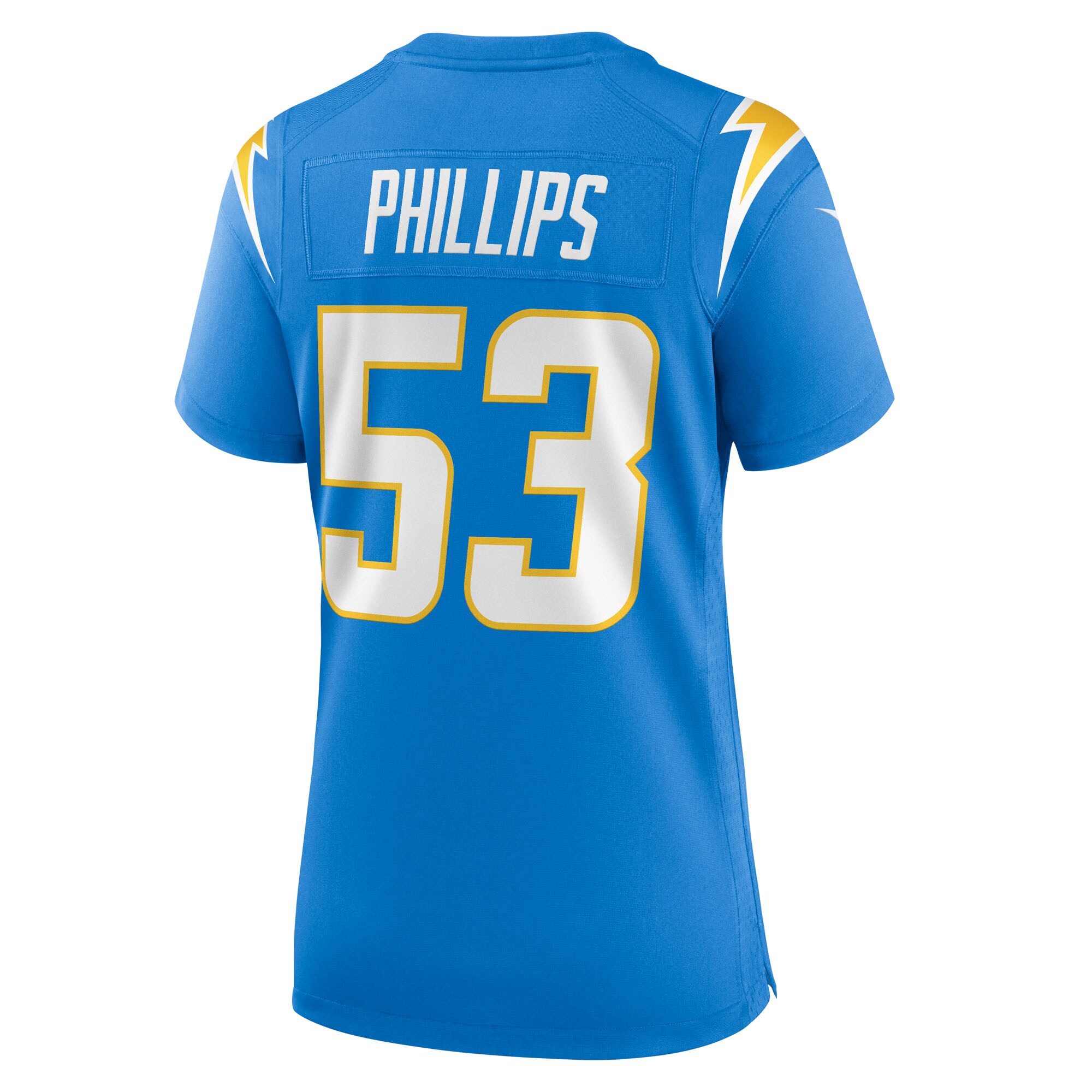 Del’Shawn Phillips Los Angeles Chargers Nike Women’s Team Game Jersey – Powder Blue Clowdercats