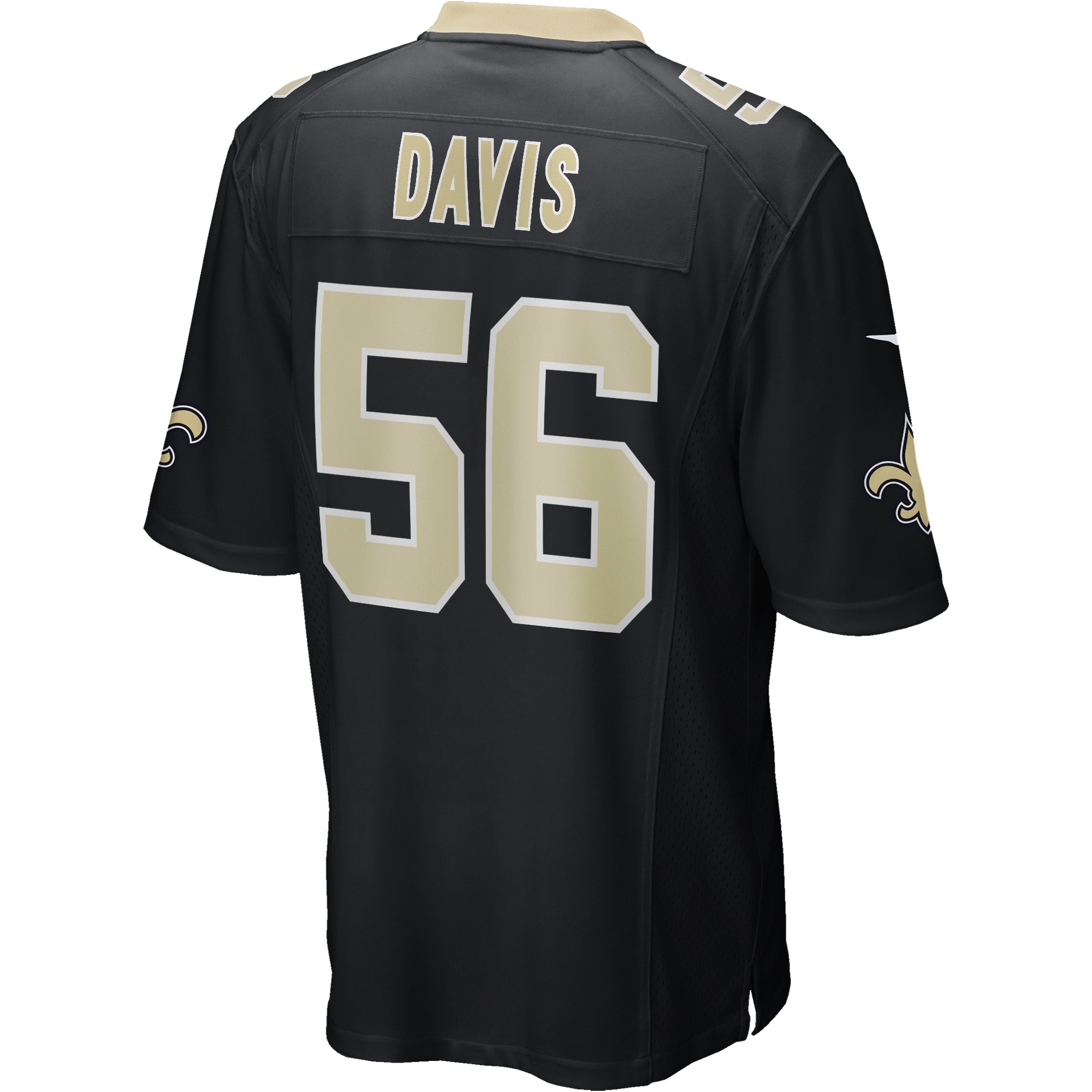 Demario Davis New Orleans Saints Nike Game Jersey – Black Clowdercats