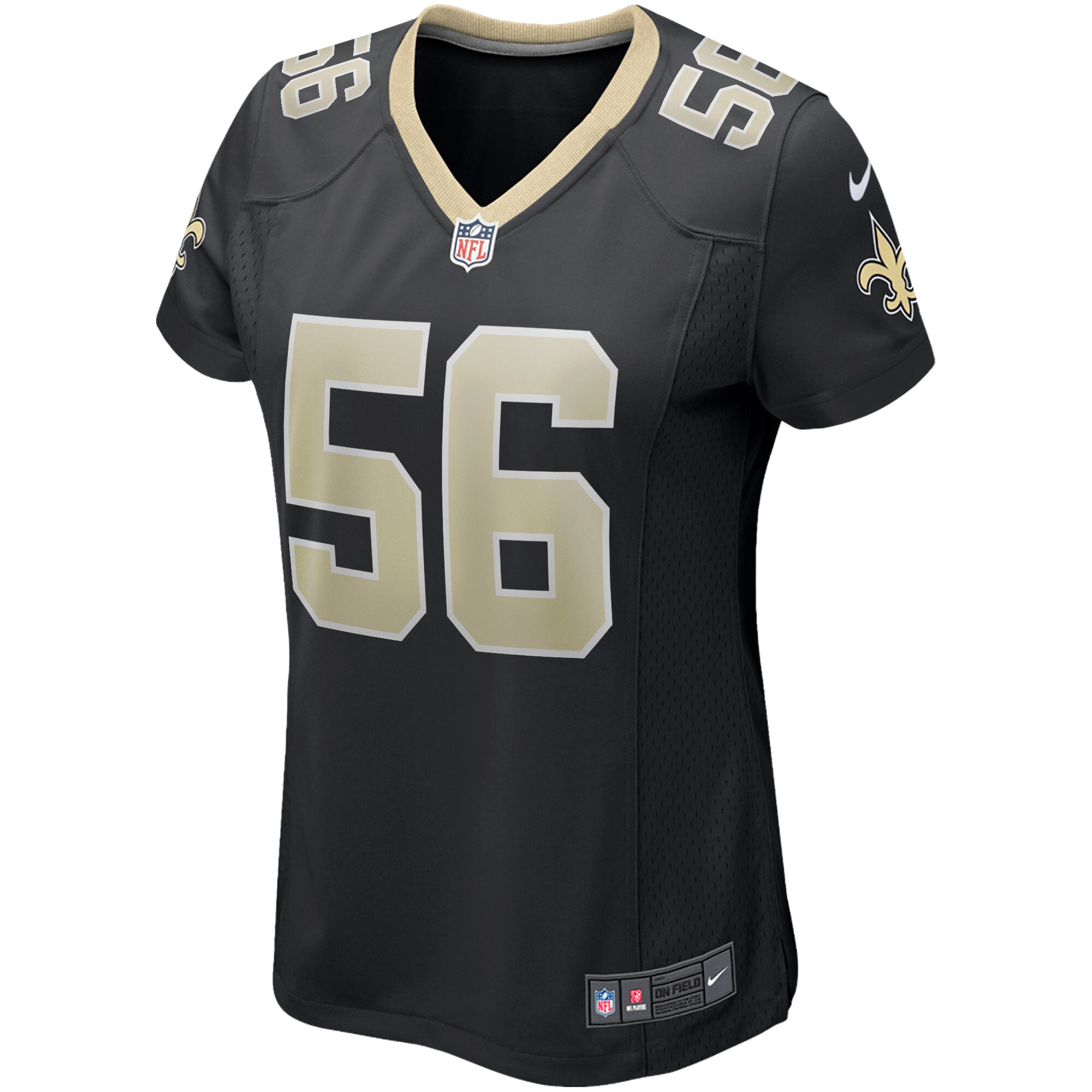 Demario Davis New Orleans Saints Nike Women’s Game Jersey – Black Clowdercats