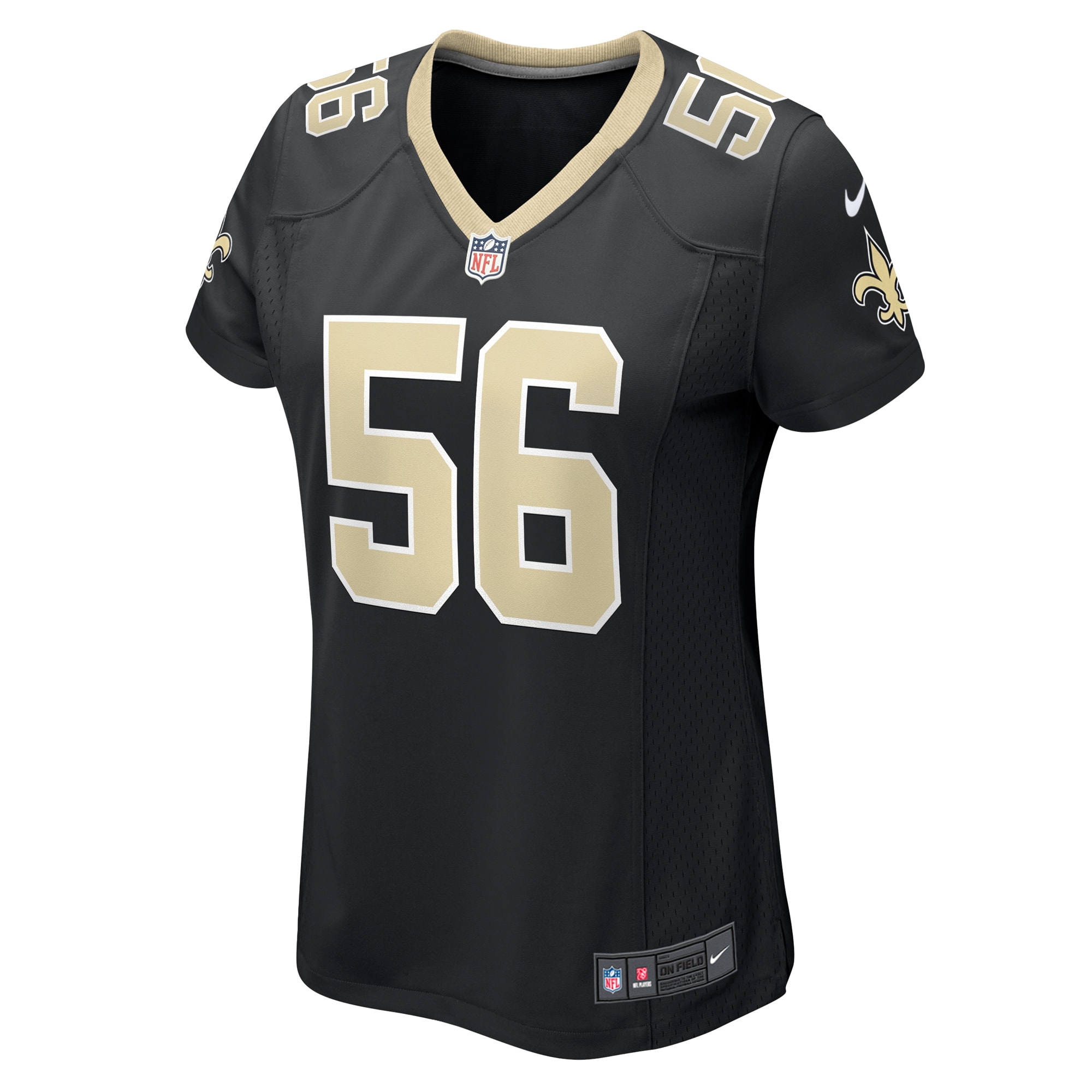 Demario Davis New Orleans Saints Nike Women’s Game Jersey – Black Clowdercats