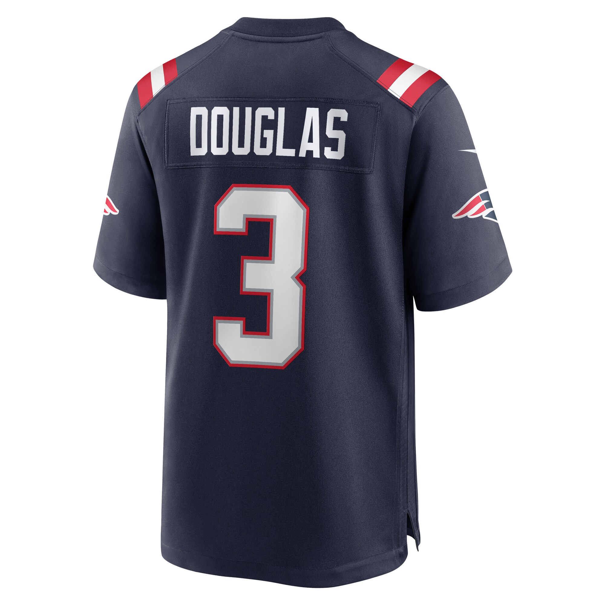 Demario Douglas New England Patriots Nike Game Jersey – Navy Clowdercats