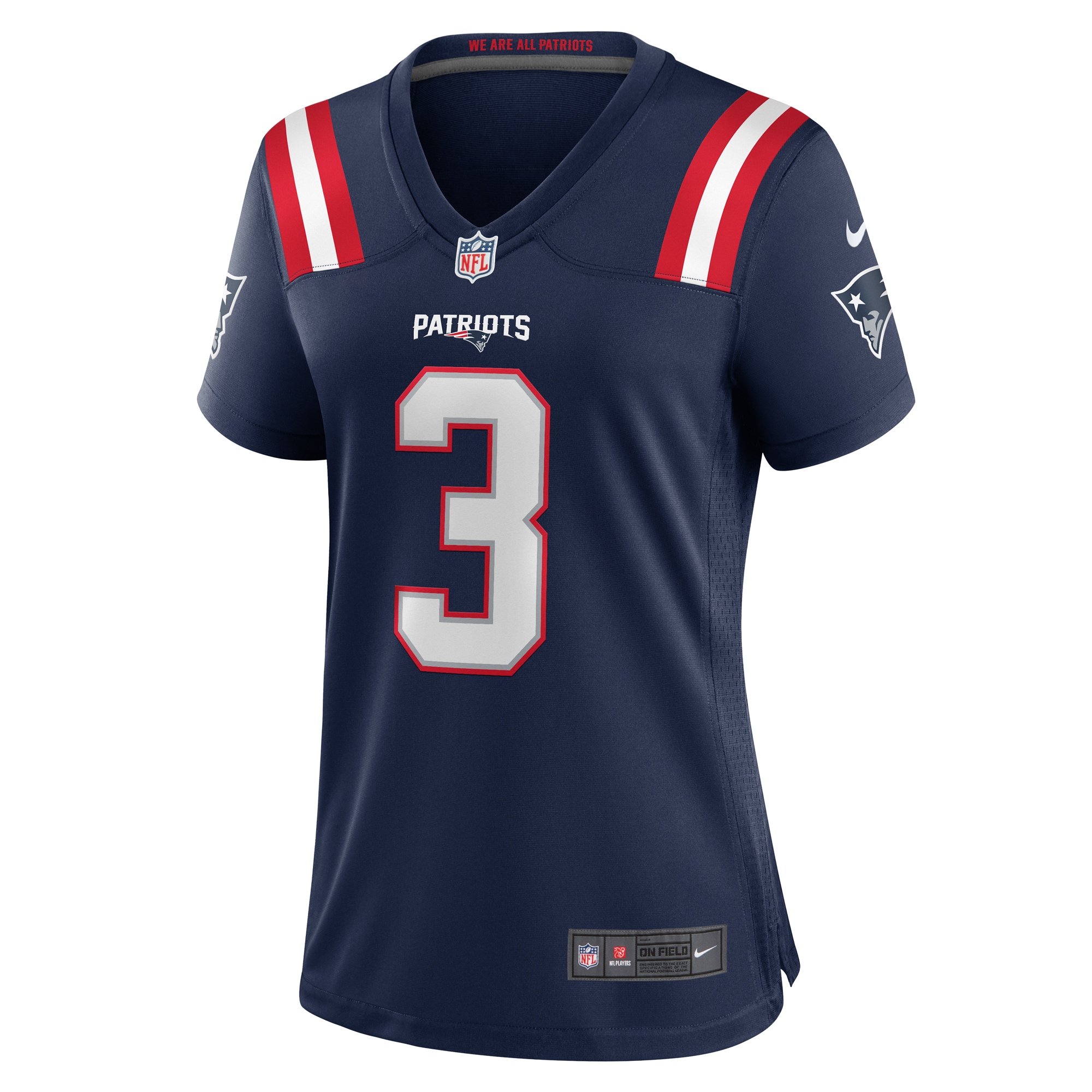 Demario Douglas New England Patriots Nike Women’s Game Jersey – Navy Clowdercats