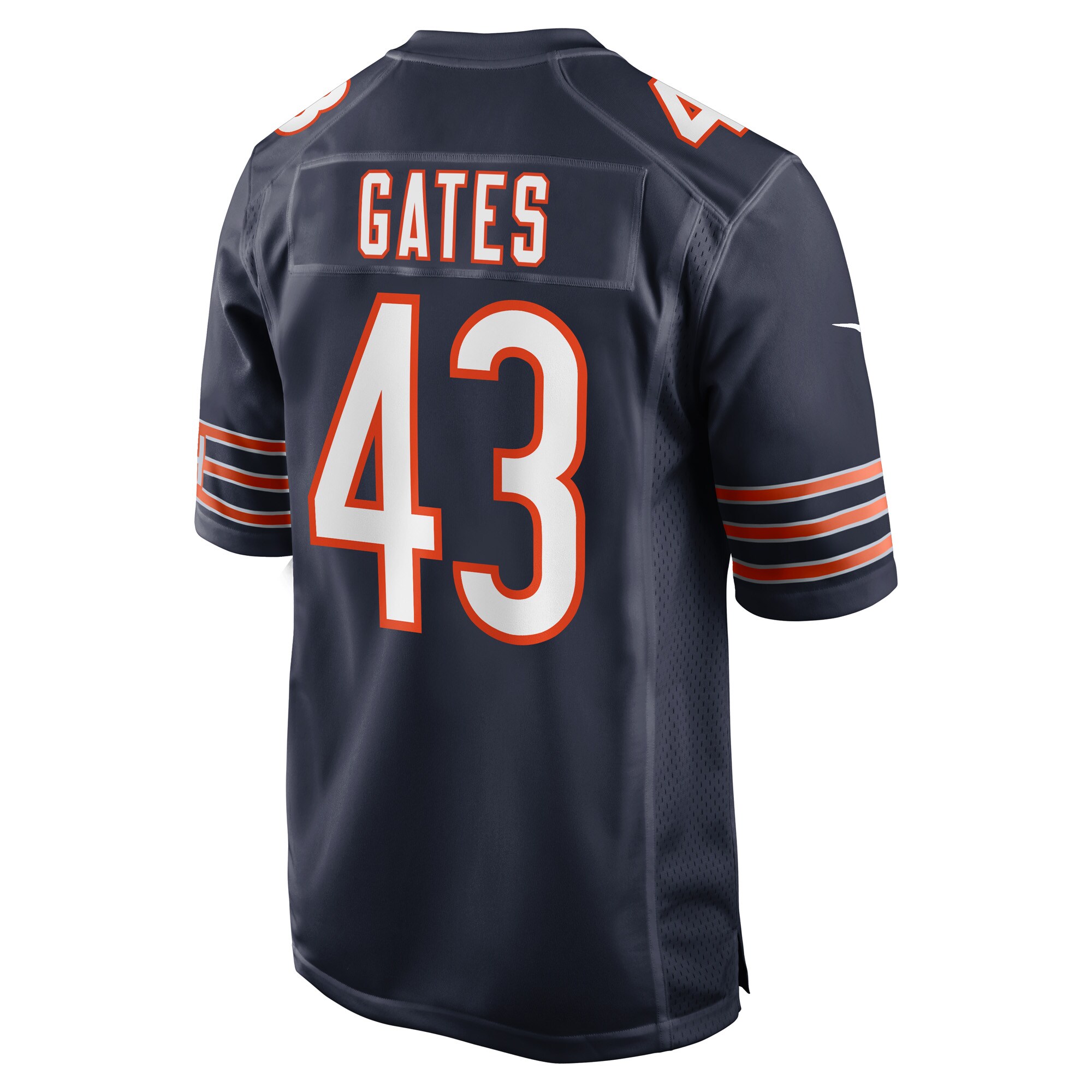 DeMarquis Gates Chicago Bears Nike Game Player Jersey – Navy Clowdercats