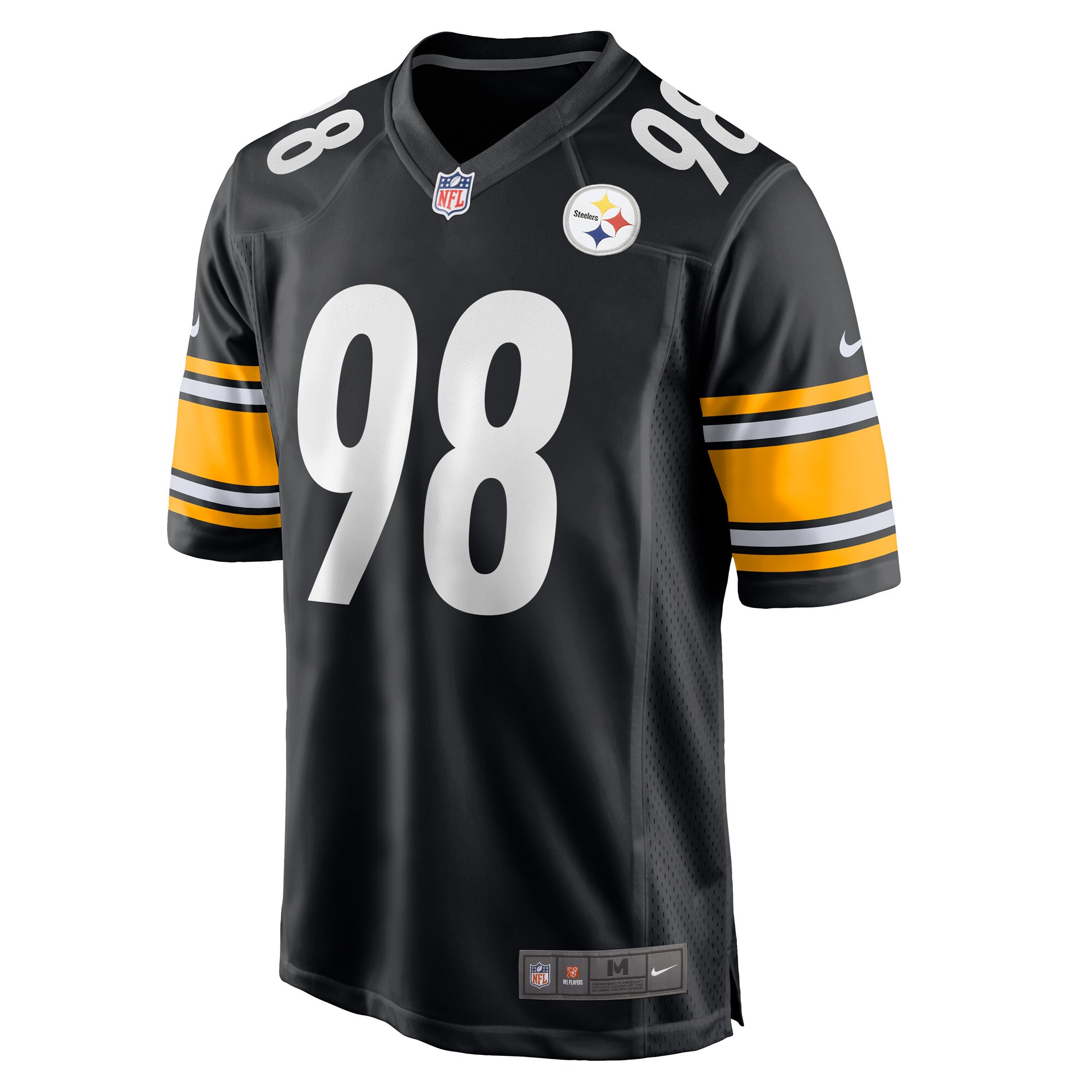 DeMarvin Leal Pittsburgh Steelers Nike Game Player Jersey – Black Clowdercats