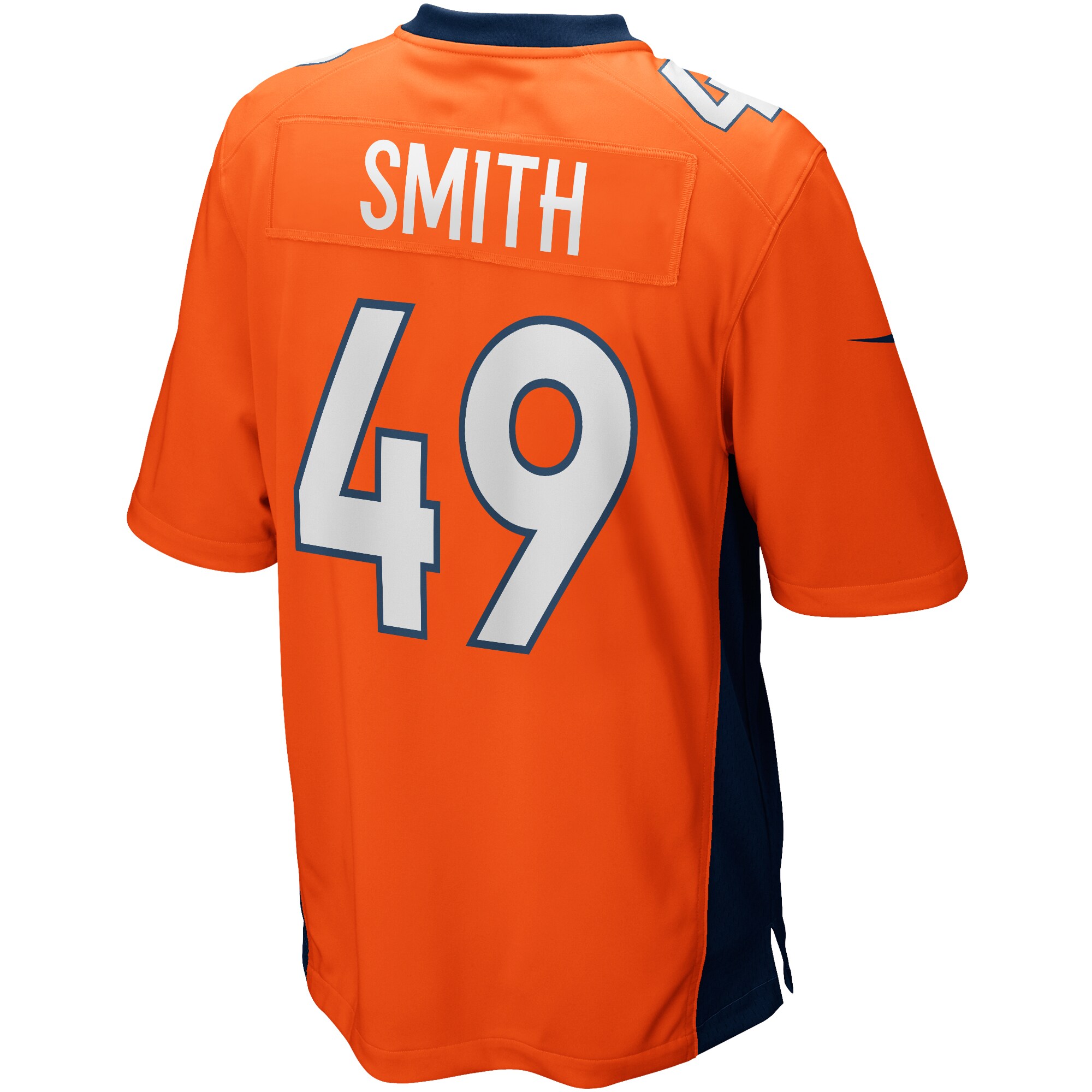 Dennis Smith Denver Broncos Nike Game Retired Player Jersey – Orange Clowdercats