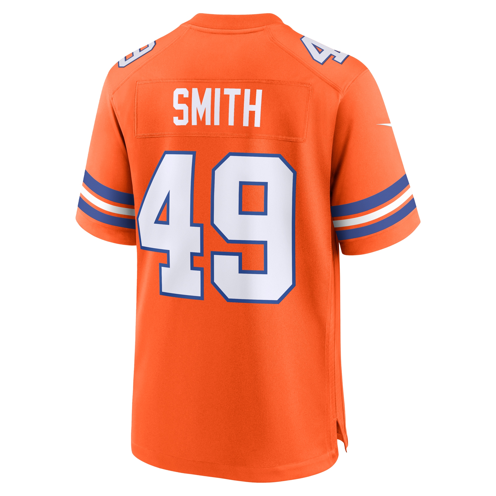 Dennis Smith Denver Broncos Nike Retired Player Alternate Game Jersey – Orange Clowdercats