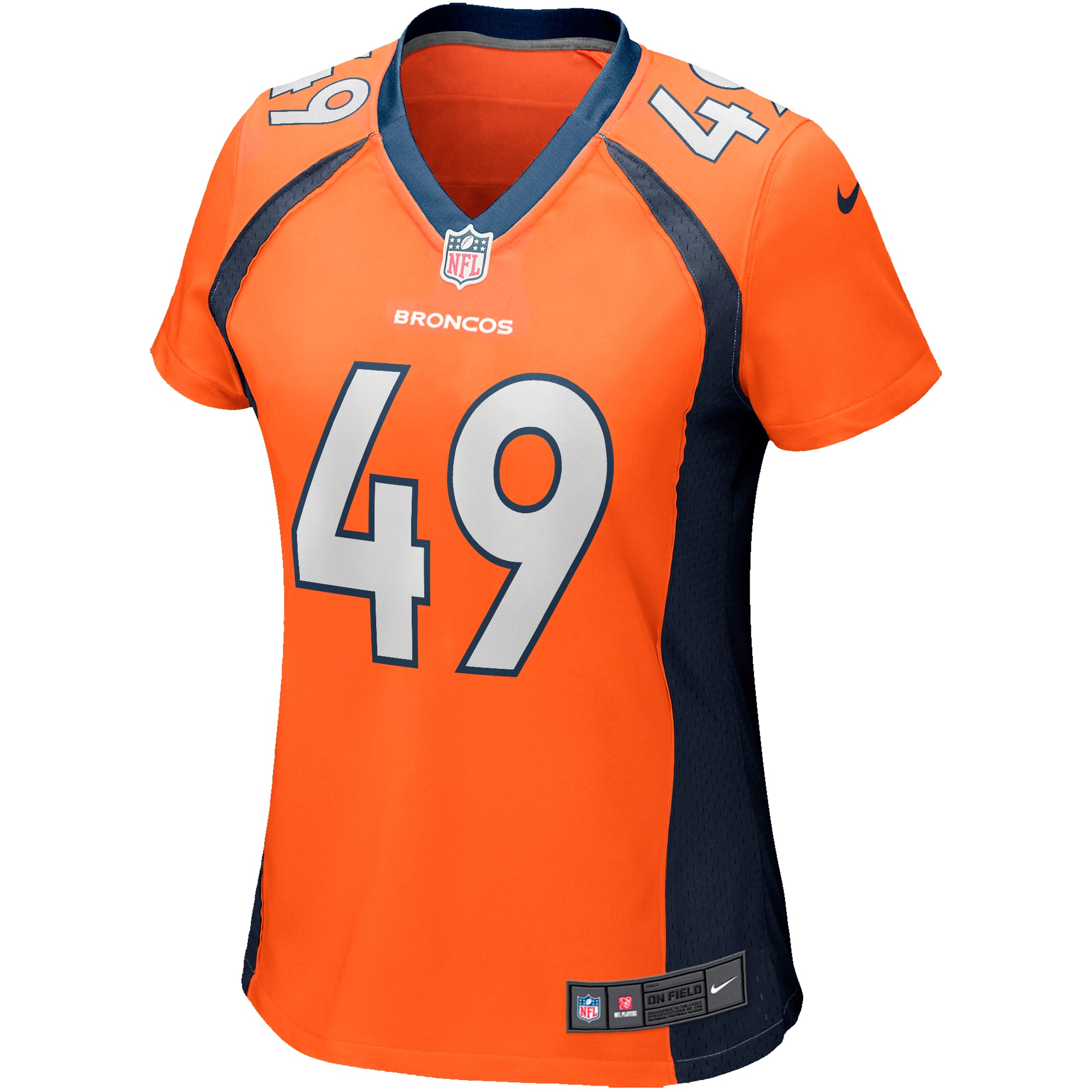 Dennis Smith Denver Broncos Nike Women’s Game Retired Player Jersey – Orange Clowdercats