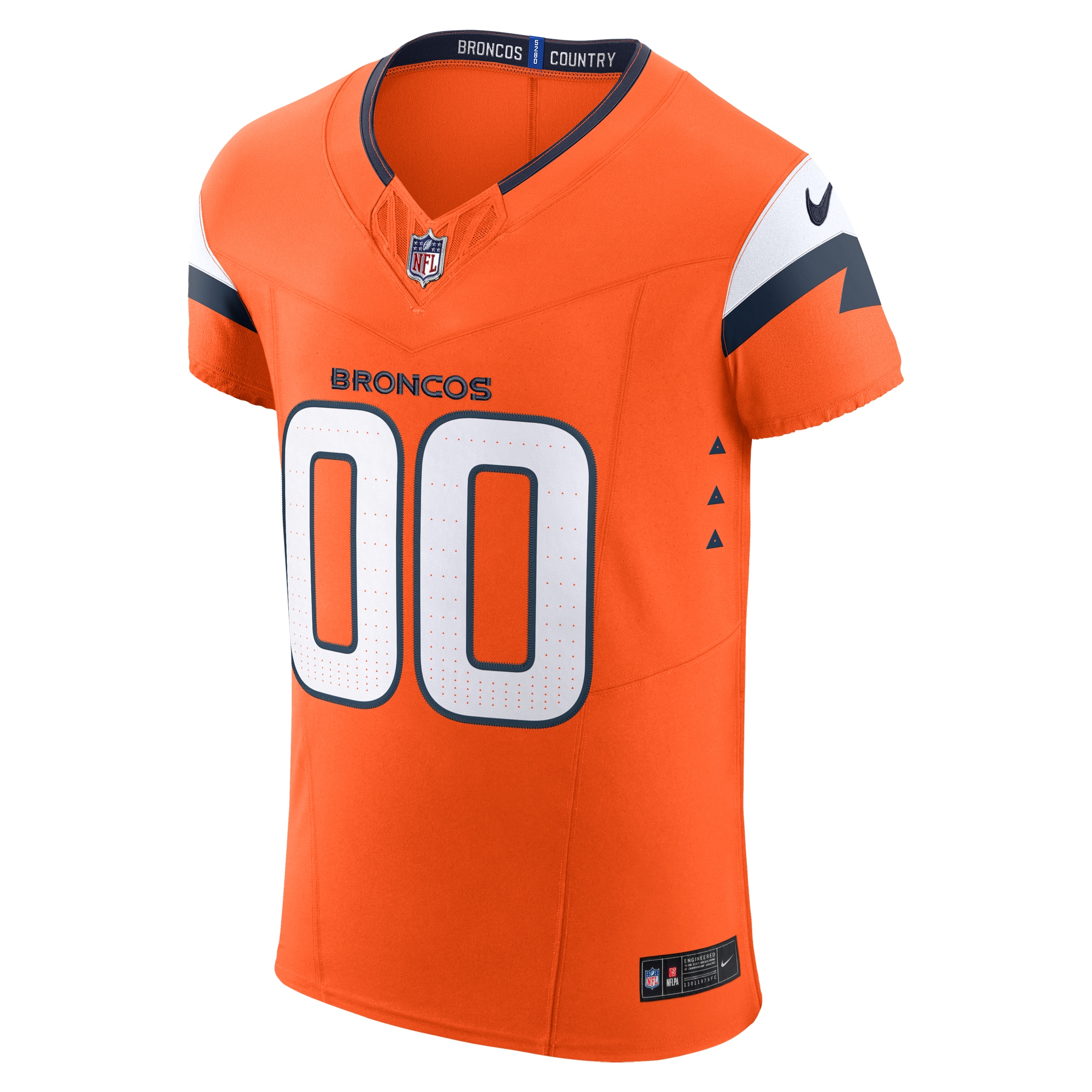 Denver Broncos Nike Team Vapor F.U.S.E. Elite Custom Jersey – Orange Clowdercats