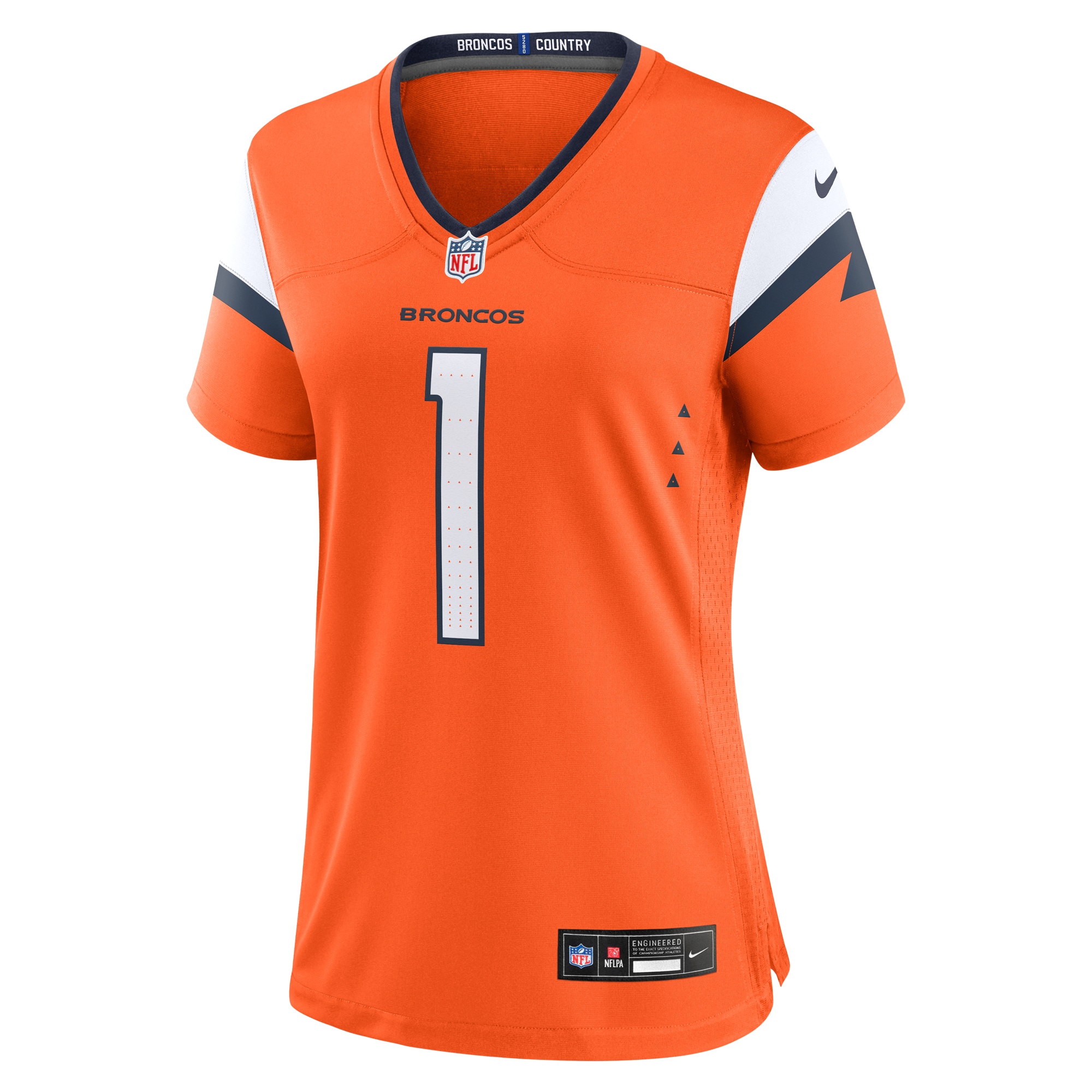 Denver Broncos Nike Women’s #1 Mom Game Jersey – Orange Clowdercats