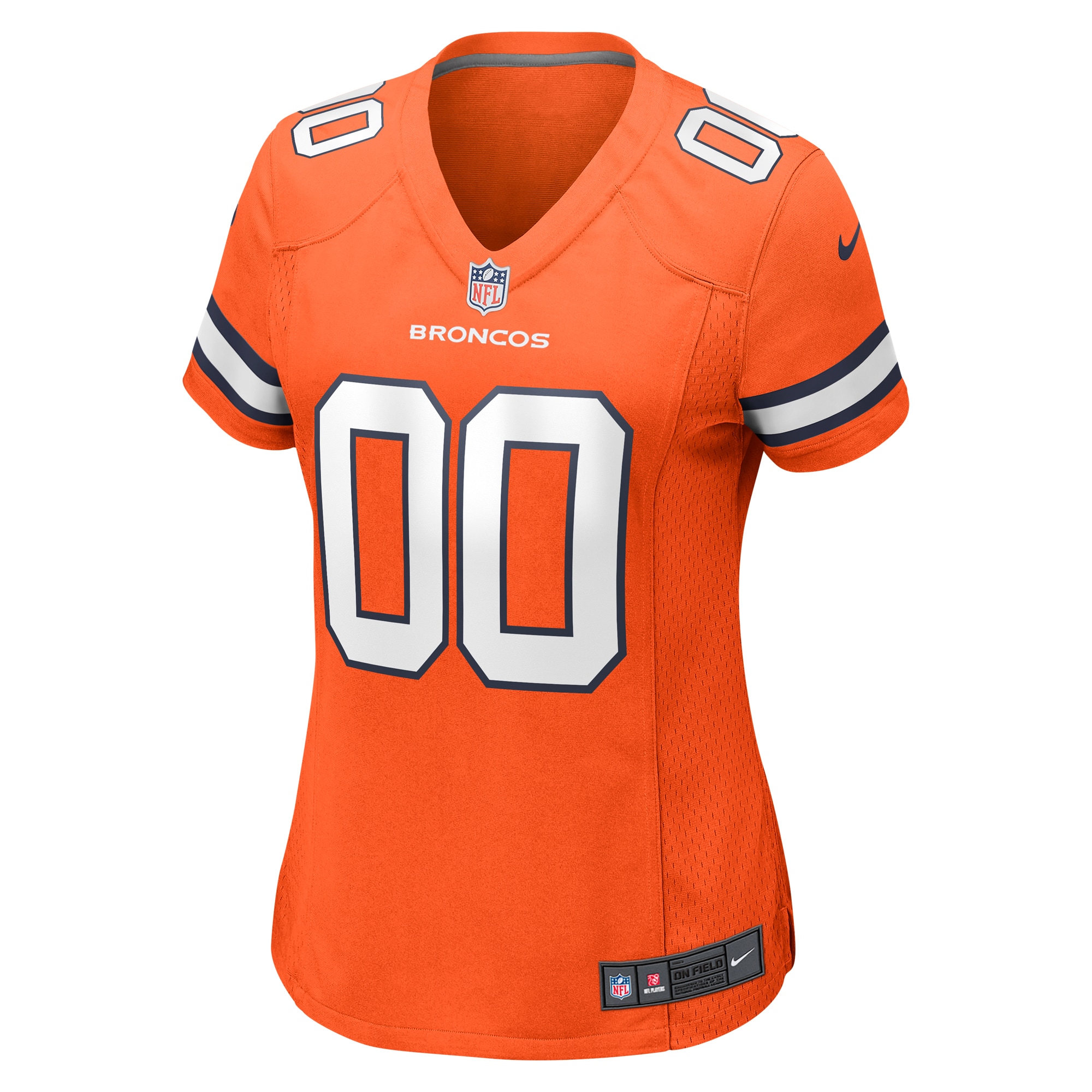 Denver Broncos Nike Women’s Alternate Custom Game Jersey – Orange Clowdercats