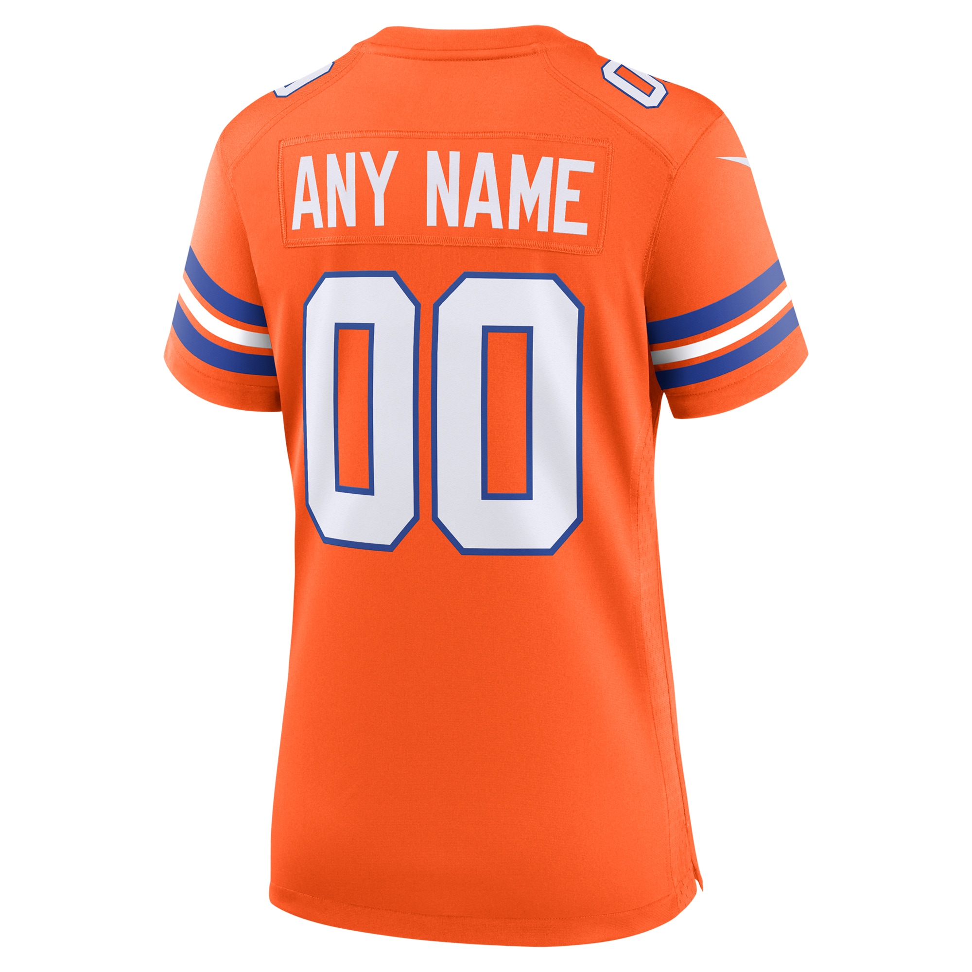 Denver Broncos Nike Women’s Mile High Collection 1977 Throwback Custom Game Jersey – Orange Clowdercats