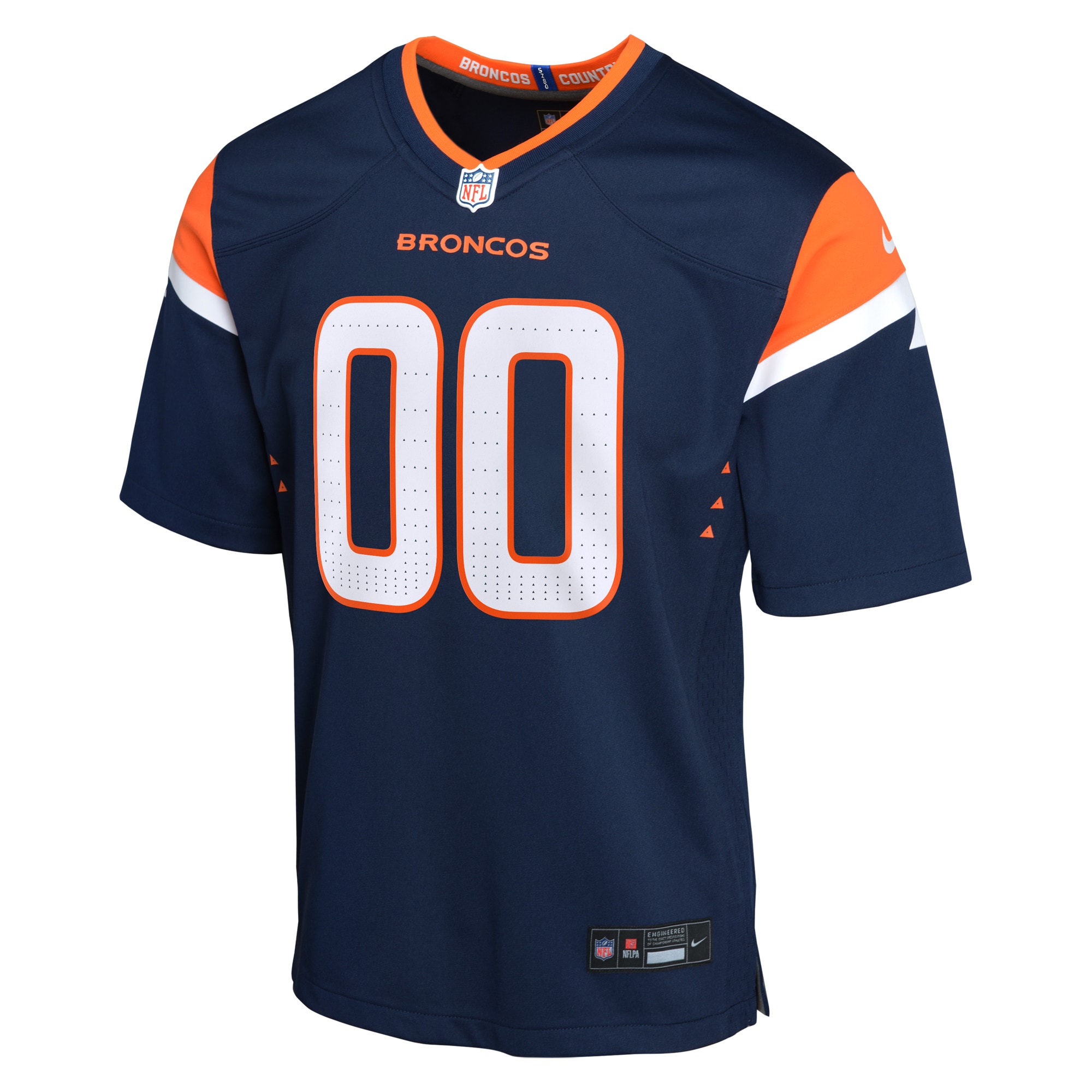 Denver Broncos Nike Youth Alternate Custom Game Jersey – Navy Clowdercats