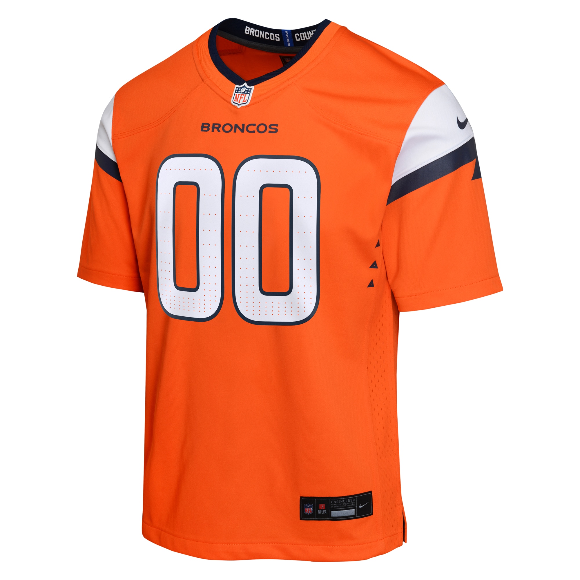 Denver Broncos Nike Youth Mile High Collection Custom Game Jersey – Orange Clowdercats