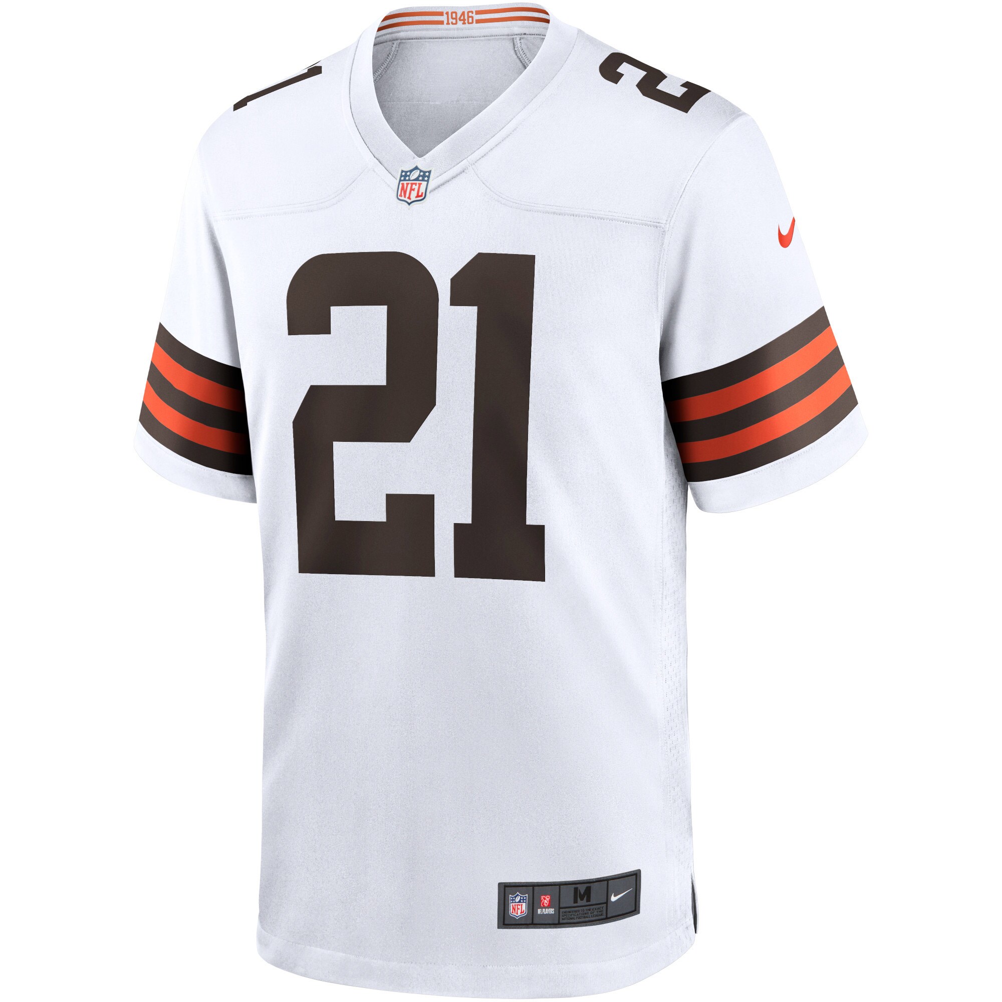 Denzel Ward Cleveland Browns Nike Game Jersey – White Clowdercats