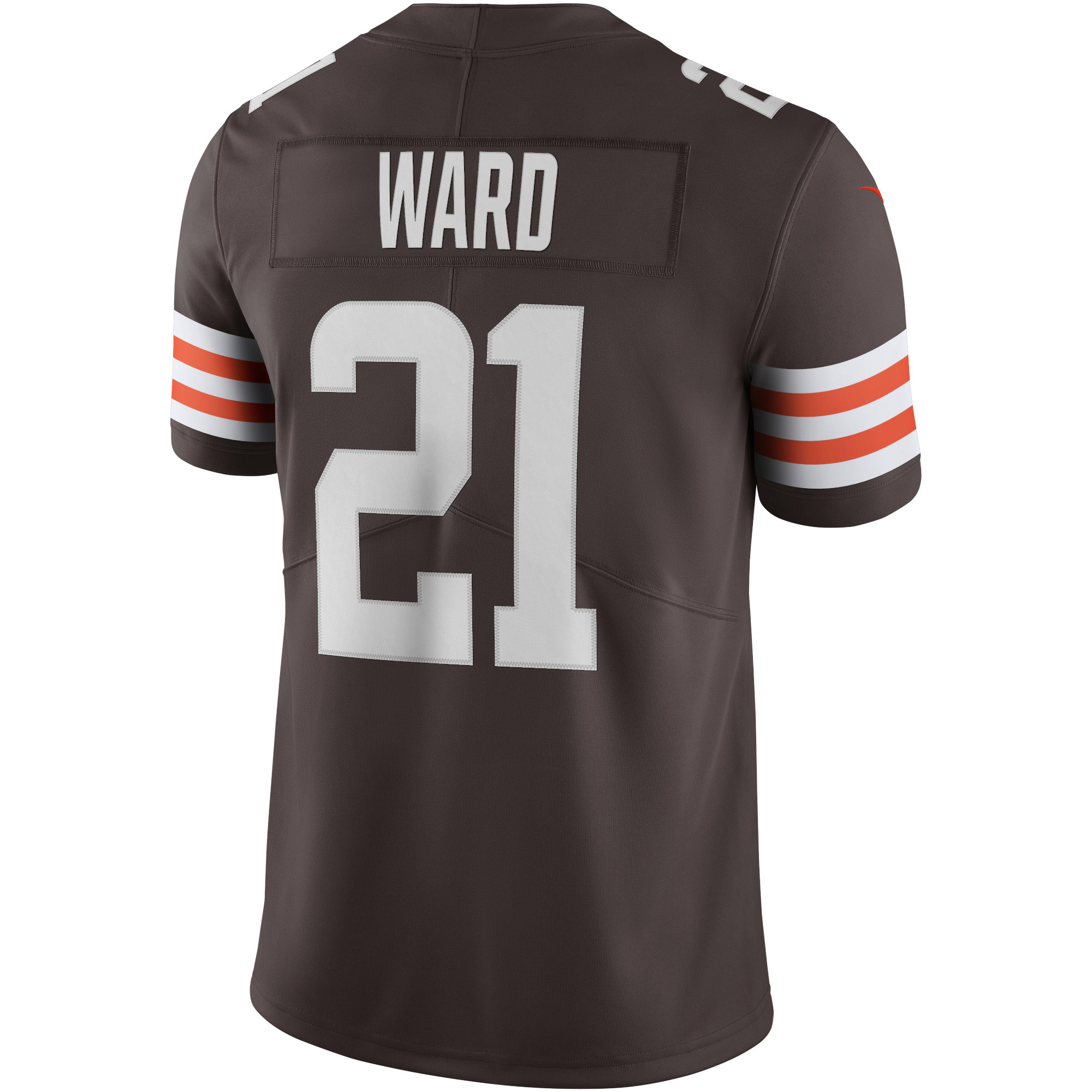 Denzel Ward Cleveland Browns Nike Vapor Limited Jersey – Brown Clowdercats