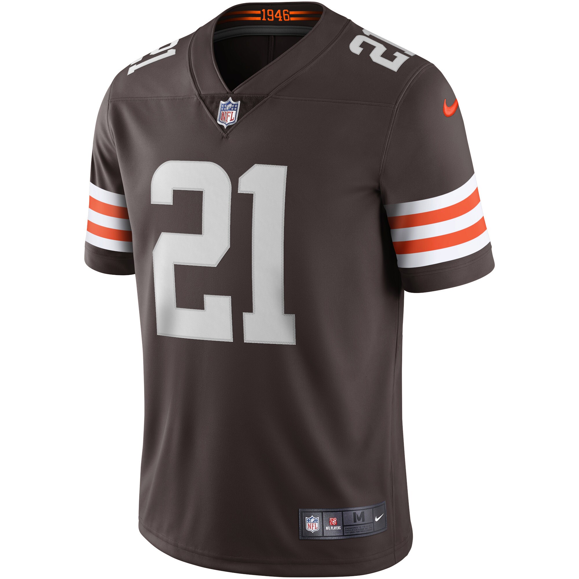 Denzel Ward Cleveland Browns Nike Vapor Limited Jersey – Brown Clowdercats
