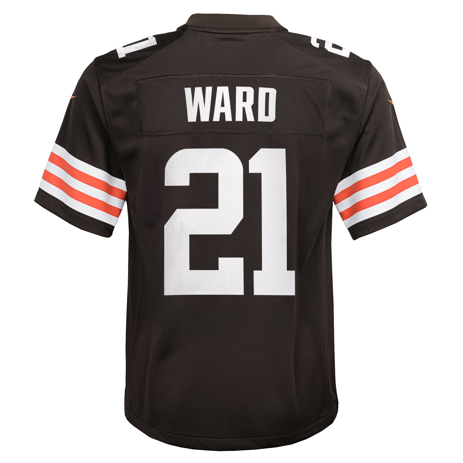 Denzel Ward Cleveland Browns Nike Youth Game Jersey – Brown Clowdercats