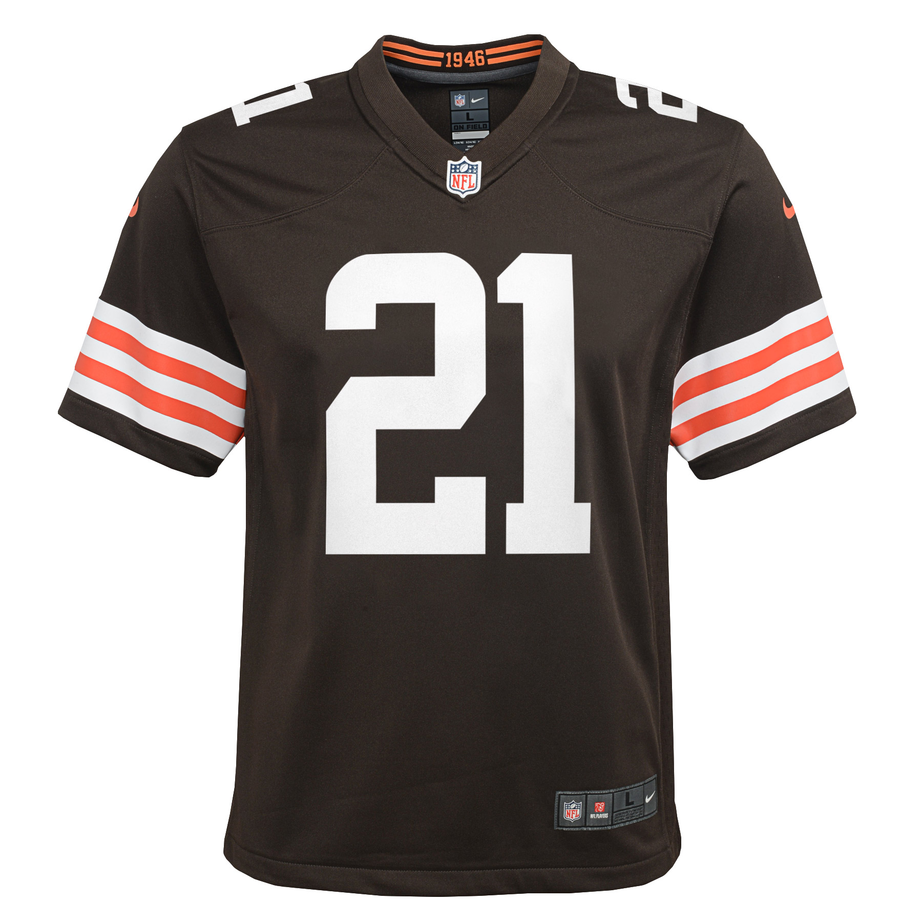 Denzel Ward Cleveland Browns Nike Youth Game Jersey – Brown Clowdercats