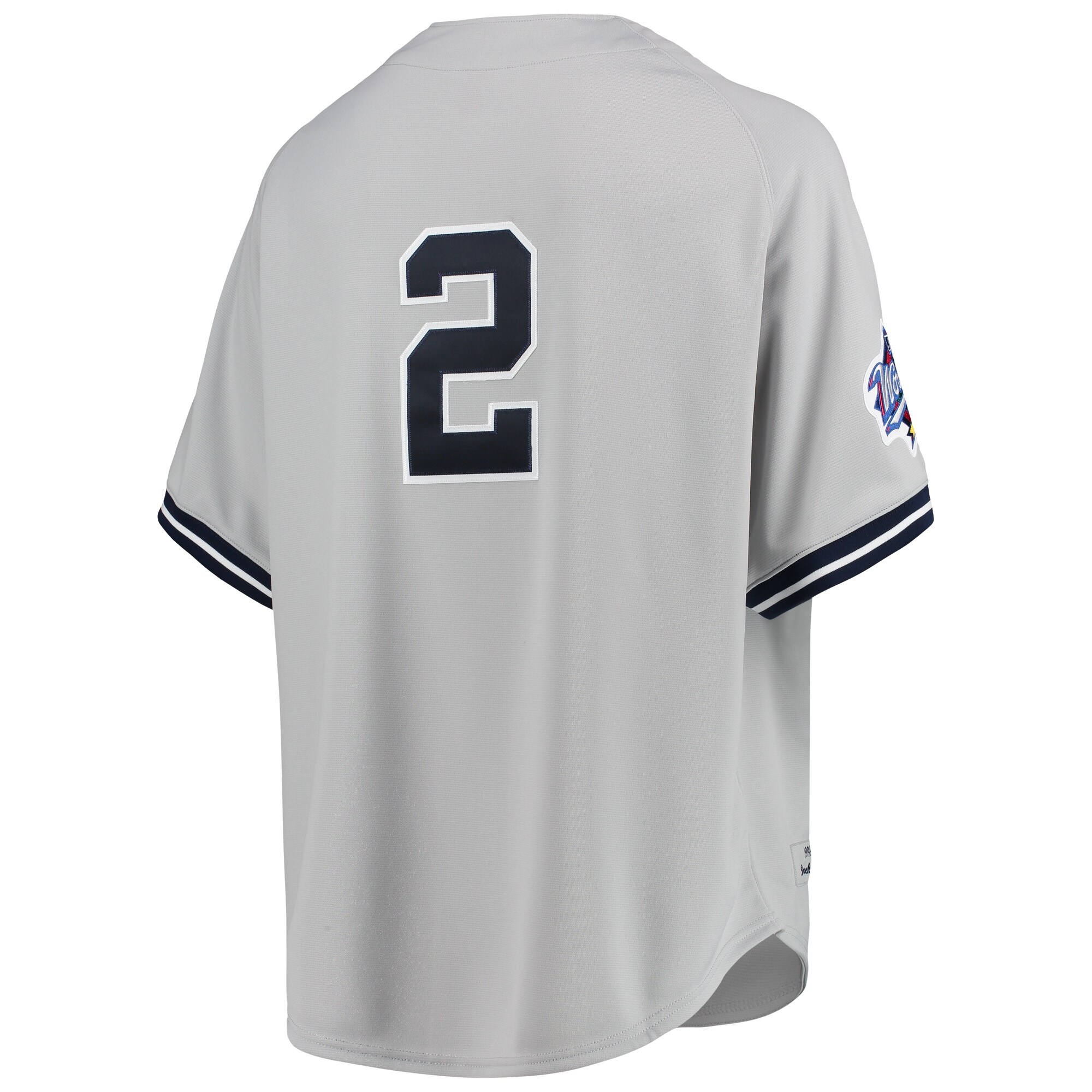 Derek Jeter New York Yankees Mitchell & Ness 1998 Cooperstown Collection Road Authentic Jersey – Gray
