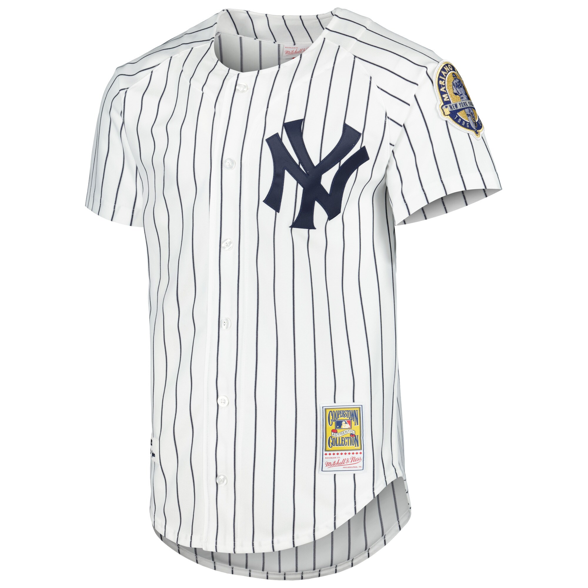 Derek Jeter New York Yankees Mitchell & Ness Cooperstown Collection Authentic Jersey – White