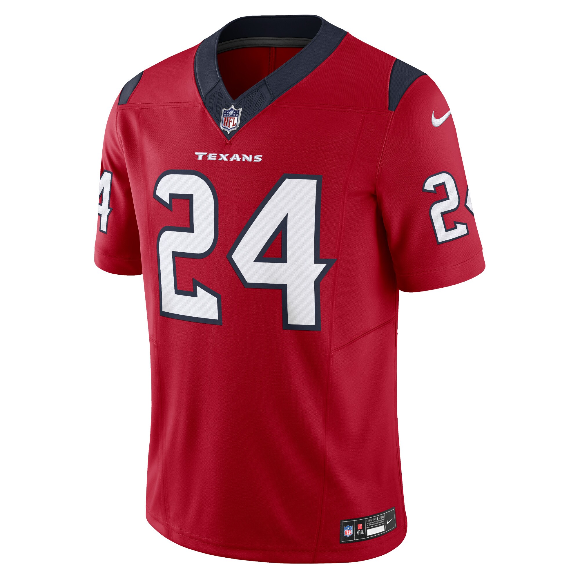 Derek Stingley Jr. Houston Texans Nike Vapor F.U.S.E. Limited Jersey – Red Clowdercats