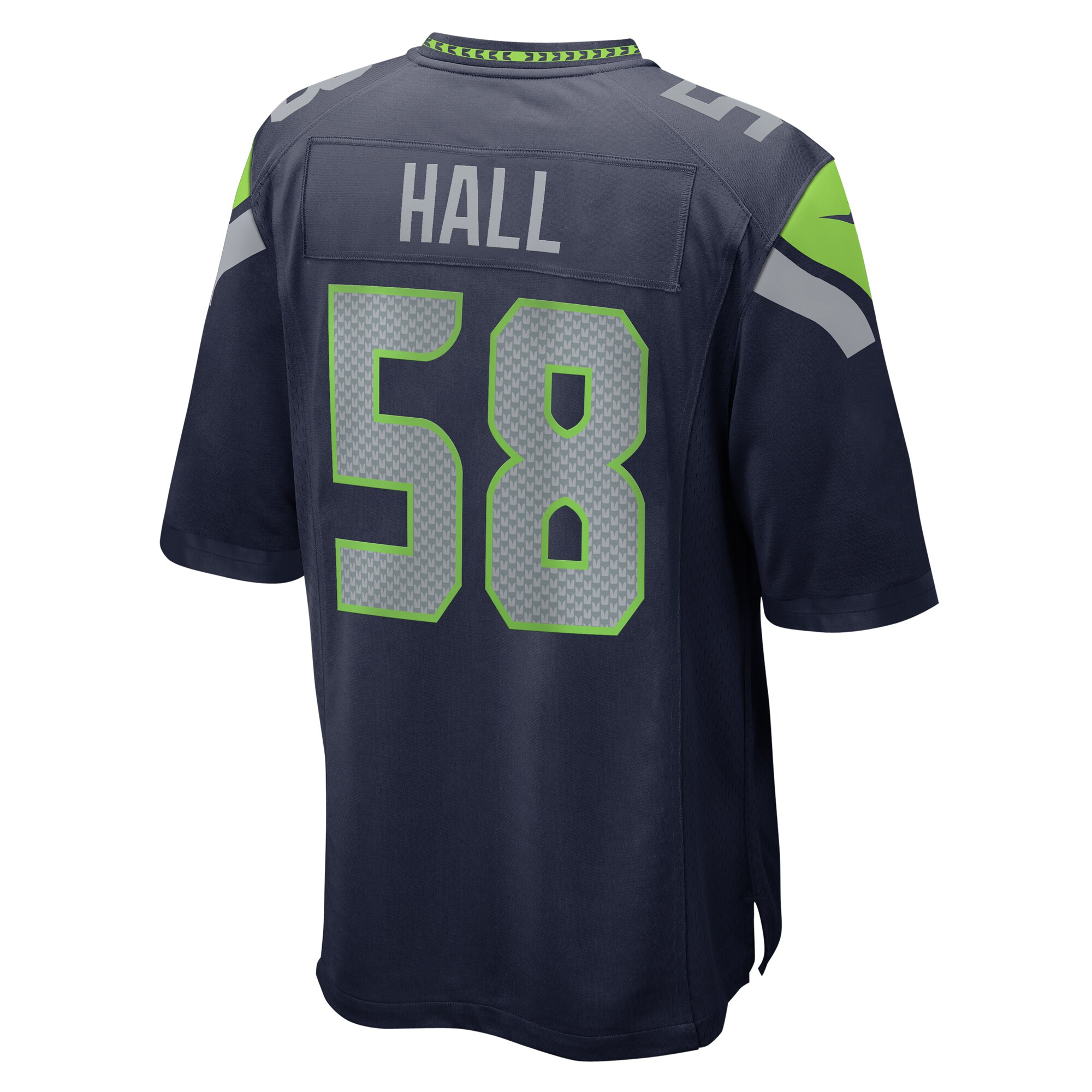 Derick Hall Seattle Seahawks Nike Game Jersey – College Navy Clowdercats