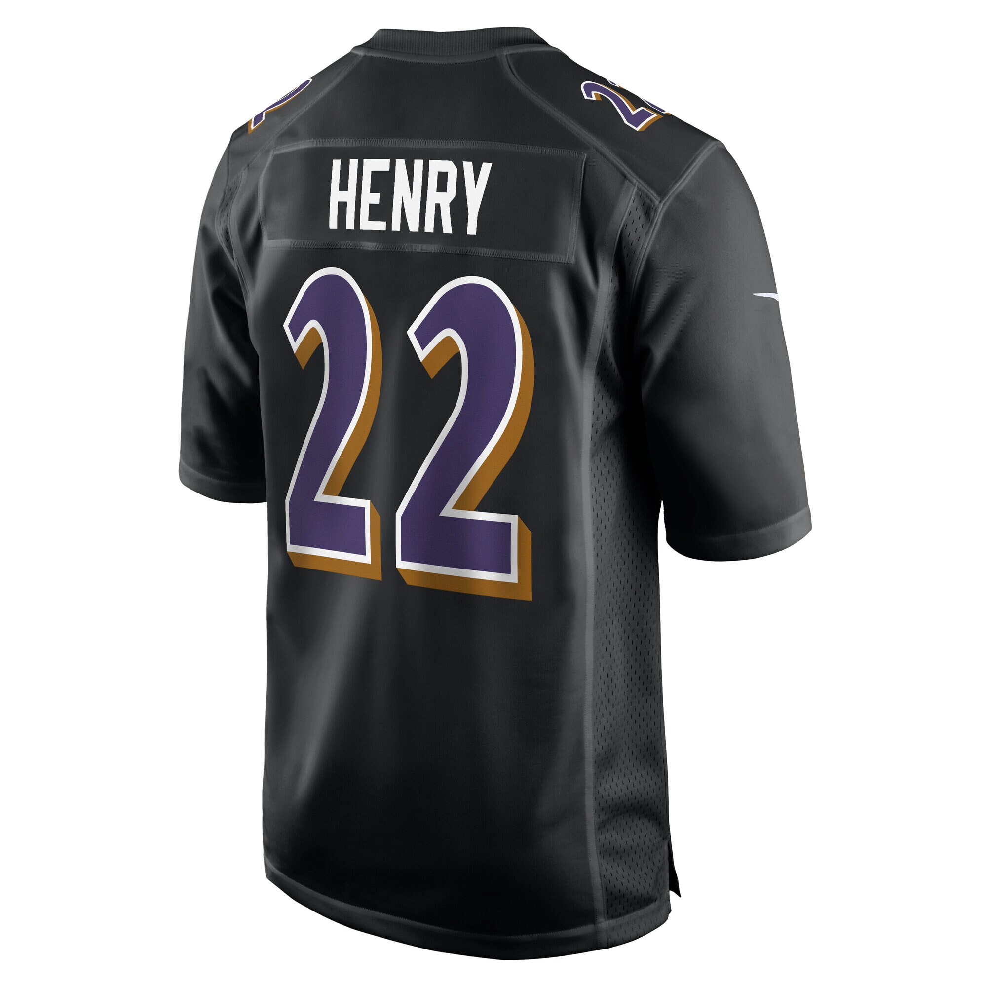 Derrick Henry Baltimore Ravens Nike Fashion Jersey – Carbon Black Clowdercats