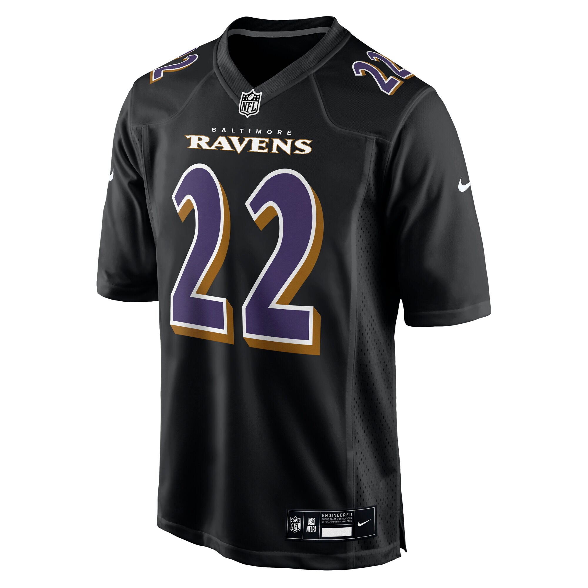 Derrick Henry Baltimore Ravens Nike Fashion Jersey – Carbon Black Clowdercats