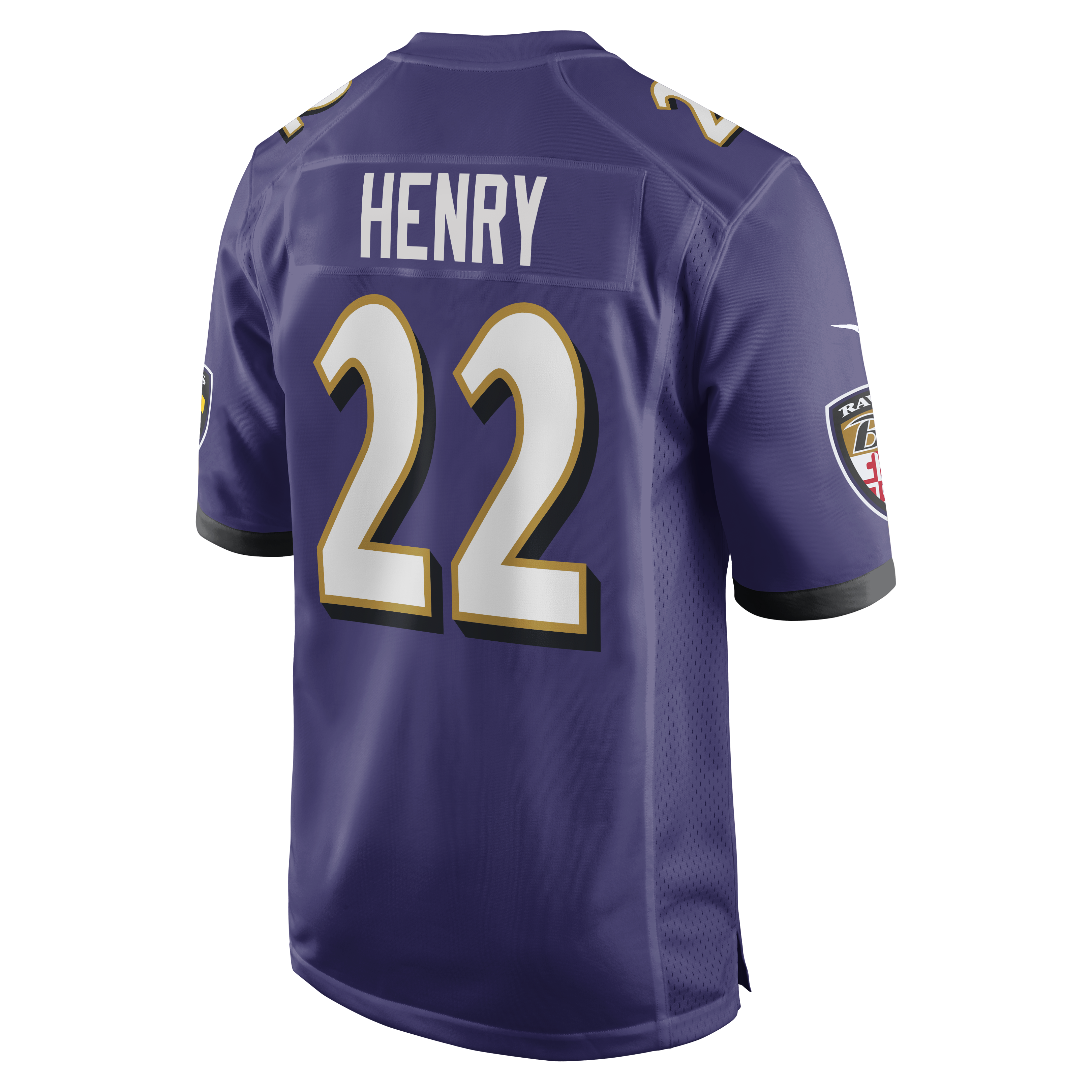 Derrick Henry Baltimore Ravens Nike Game Player Jersey – Purple Clowdercats