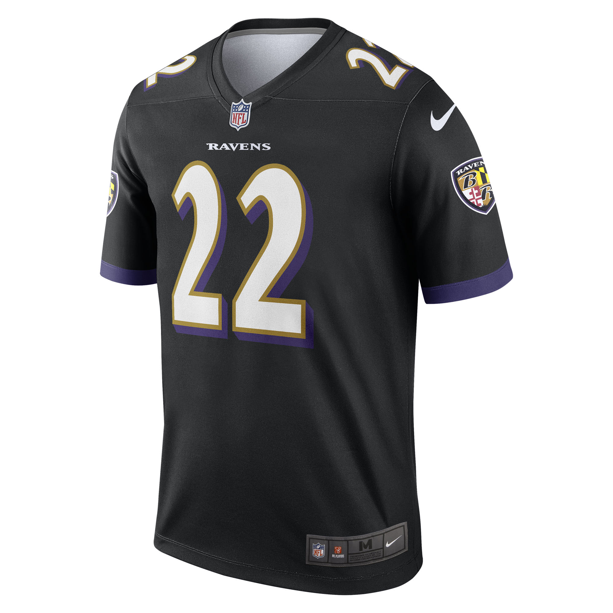 Derrick Henry Baltimore Ravens Nike Legend Player Performance Top – Black Clowdercats