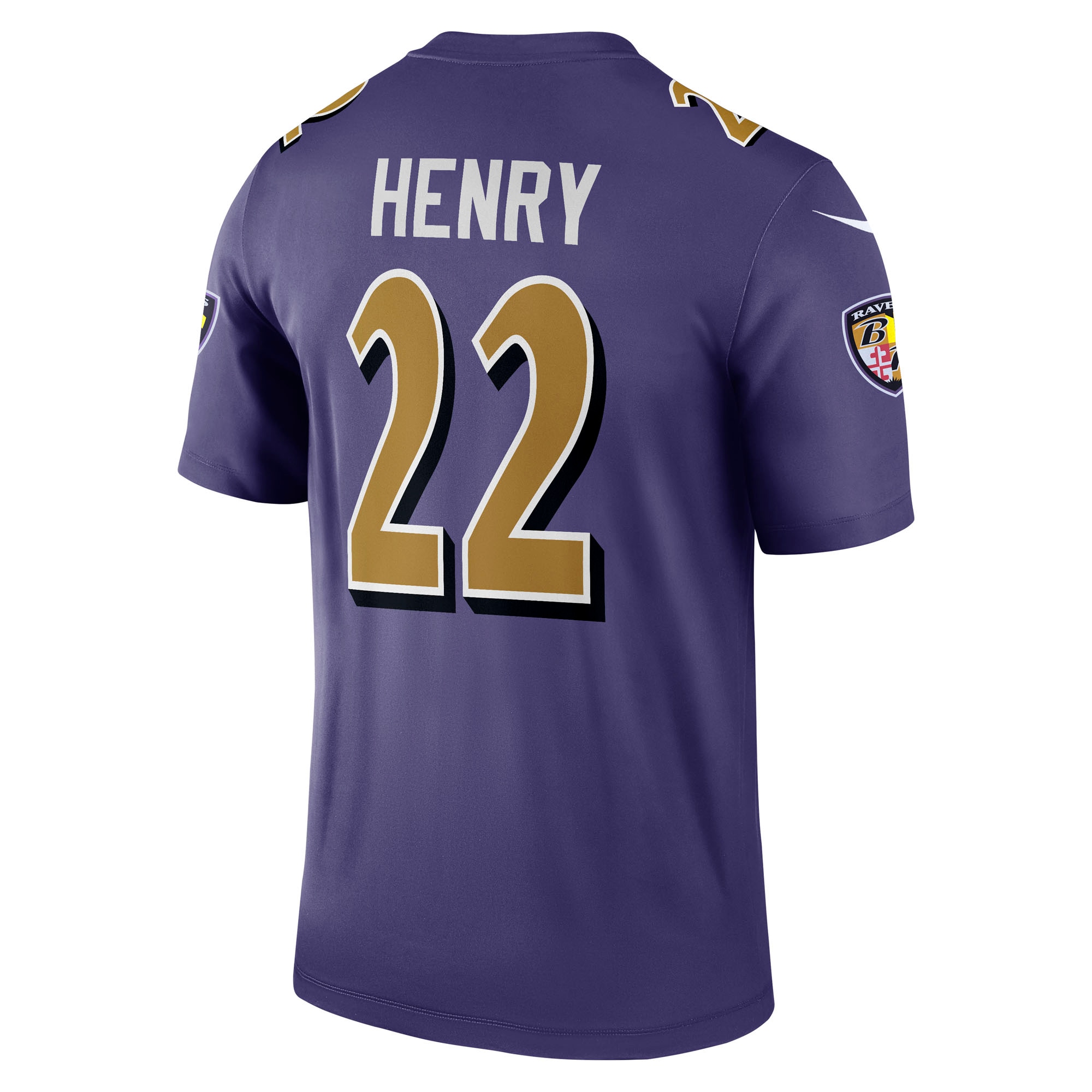 Derrick Henry Baltimore Ravens Nike Legend Player Performance Top – Purple Clowdercats