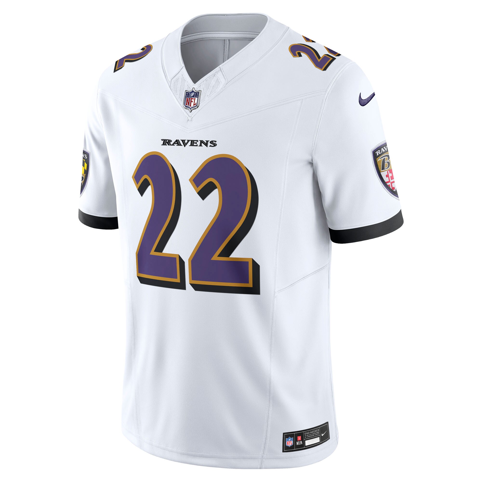 Derrick Henry Baltimore Ravens Nike Vapor F.U.S.E. Limited Jersey – White Clowdercats