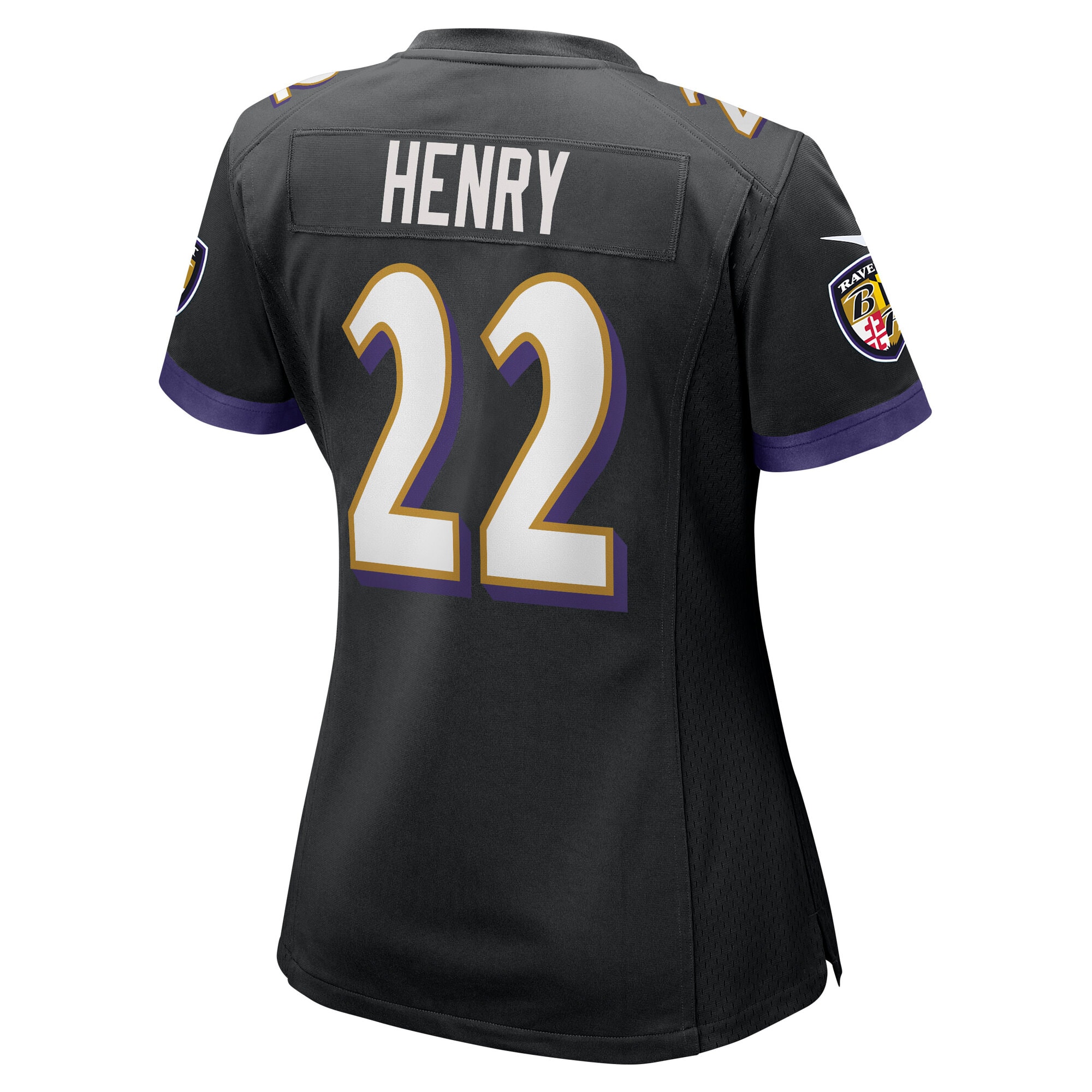 Derrick Henry Baltimore Ravens Nike Women’s Alternate Game Jersey – Black Clowdercats