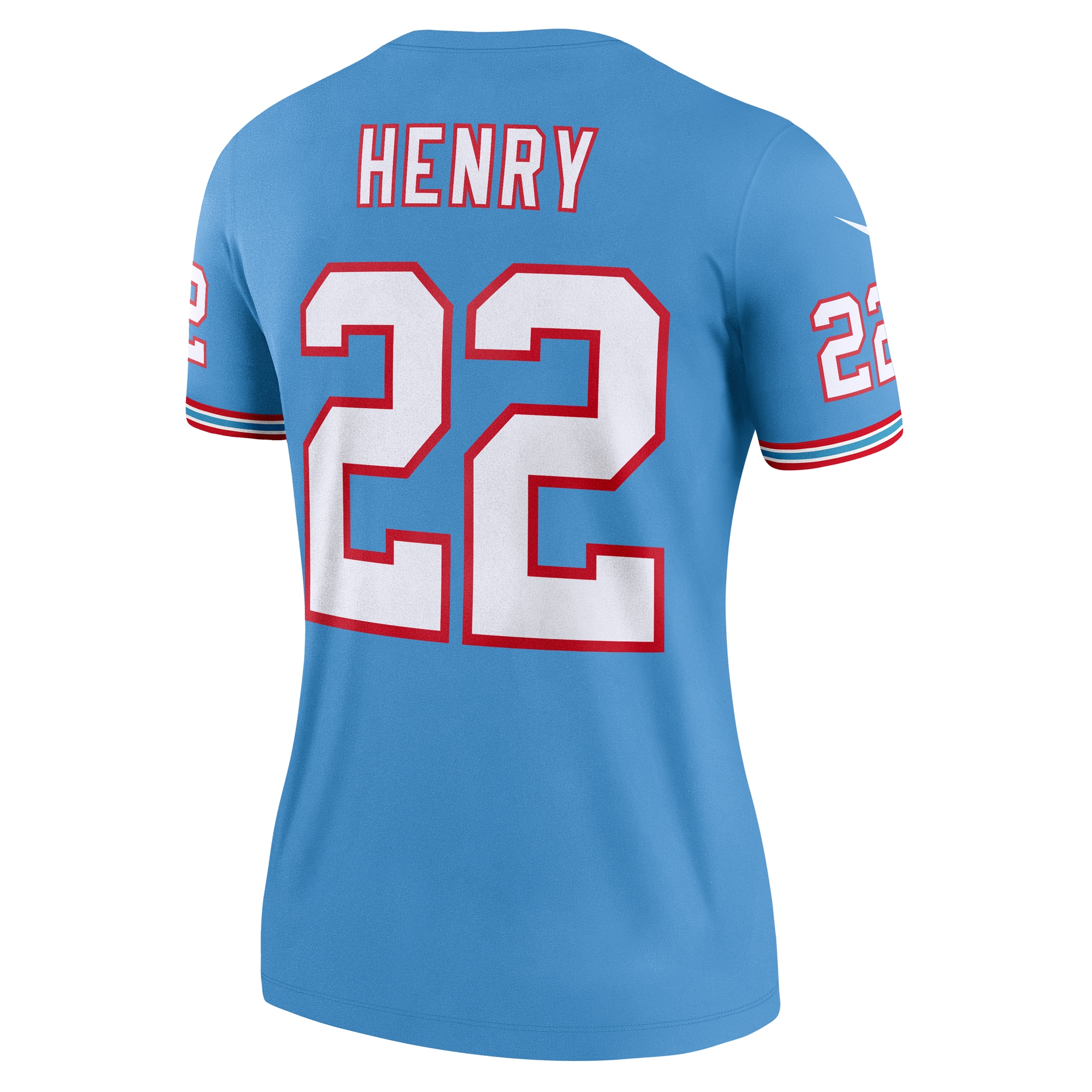 Derrick Henry Tennessee Titans Nike Women’s Alternate Legend Player Performance Top – Light Blue Clowdercats