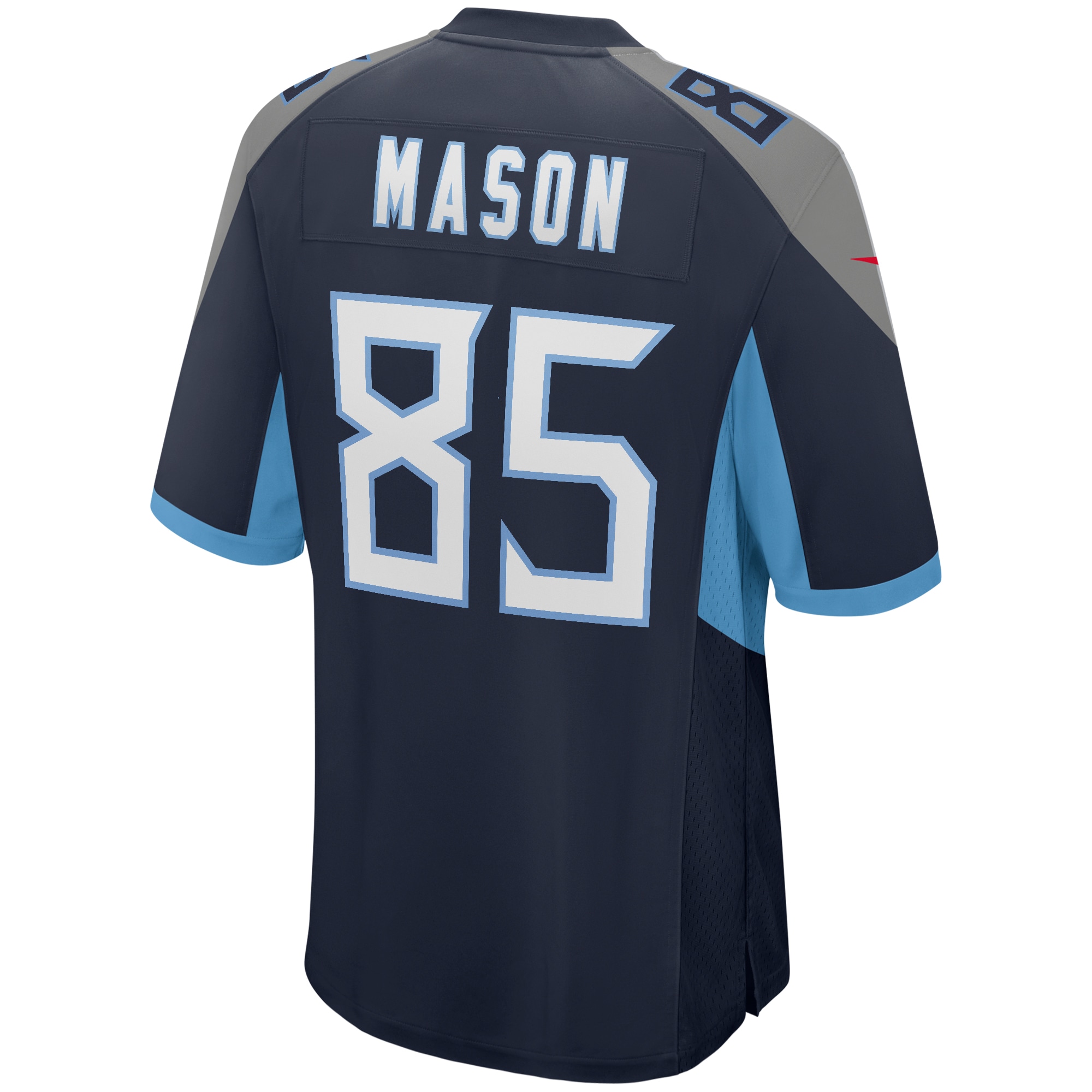 Derrick Mason Tennessee Titans Nike Game Retired Player Jersey – Navy Clowdercats