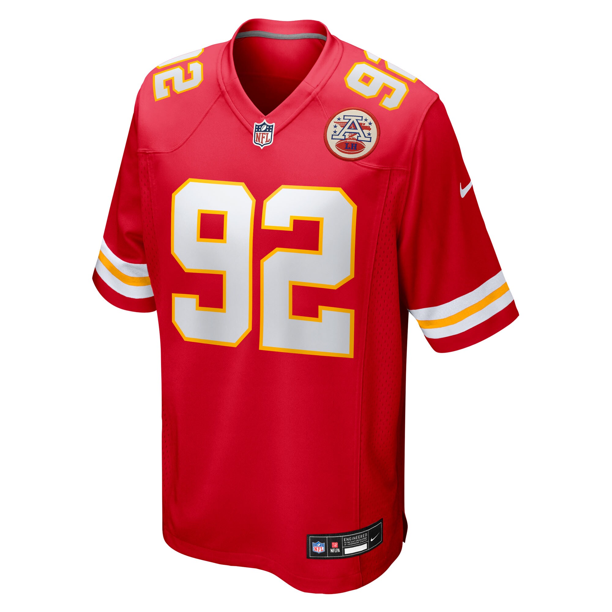 Derrick Nnadi Kansas City Chiefs Nike Team Game Jersey – Red Clowdercats