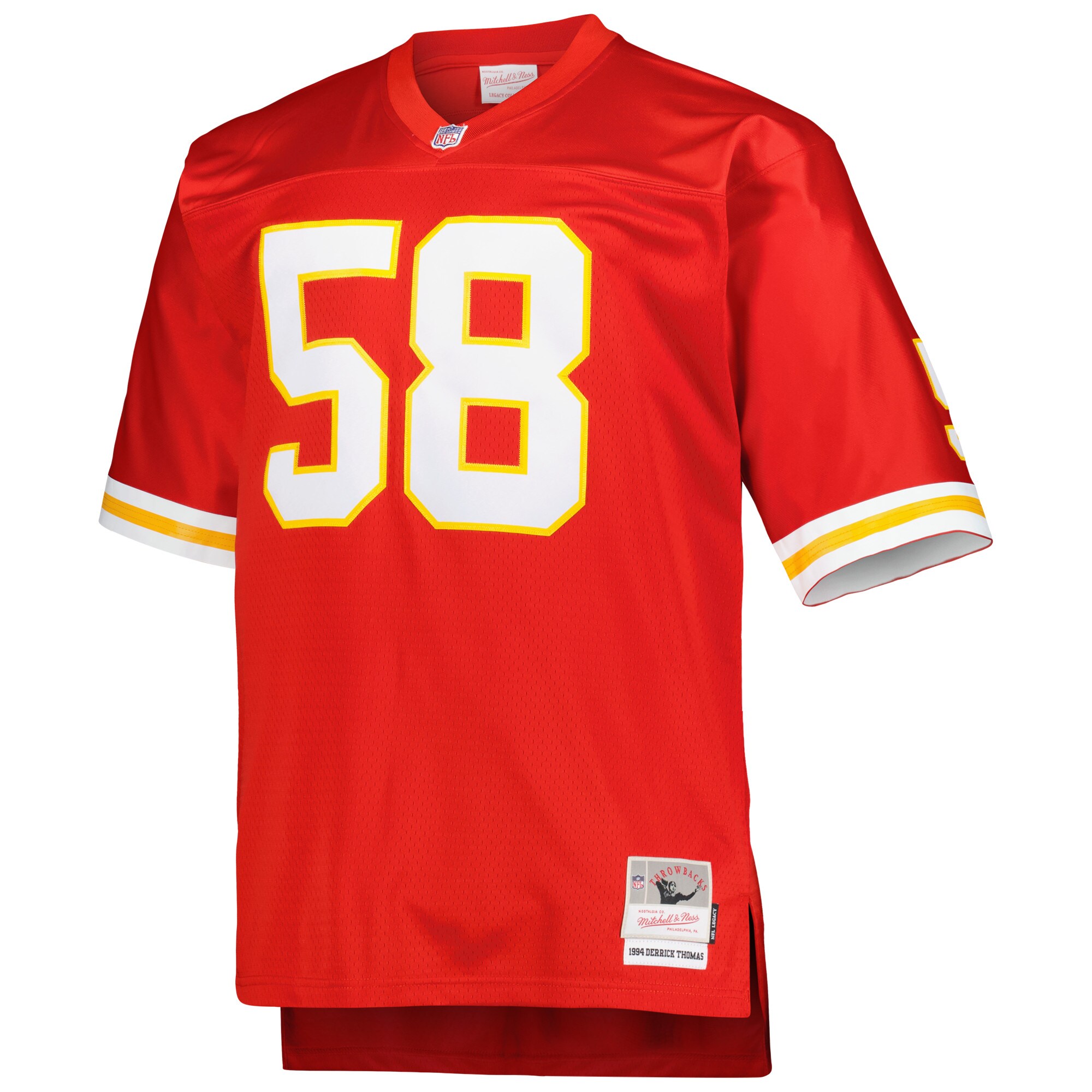 Derrick Thomas Kansas City Chiefs Mitchell & Ness Big & Tall 1994 Retired Player Replica Jersey – Red Clowdercats
