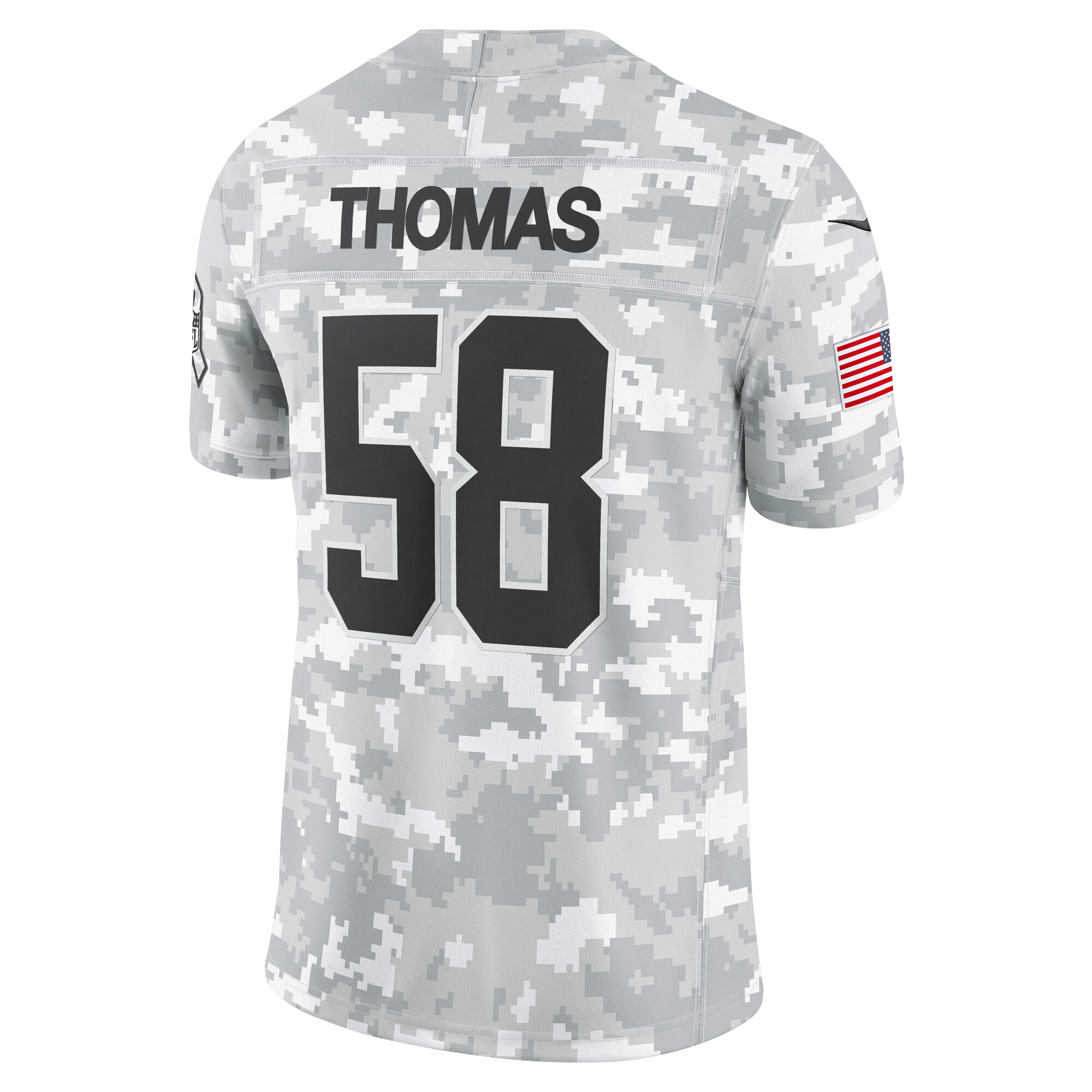 Derrick Thomas Kansas City Chiefs Nike 2024 Salute to Service Retired Player Limited Jersey – Arctic Camo Clowdercats
