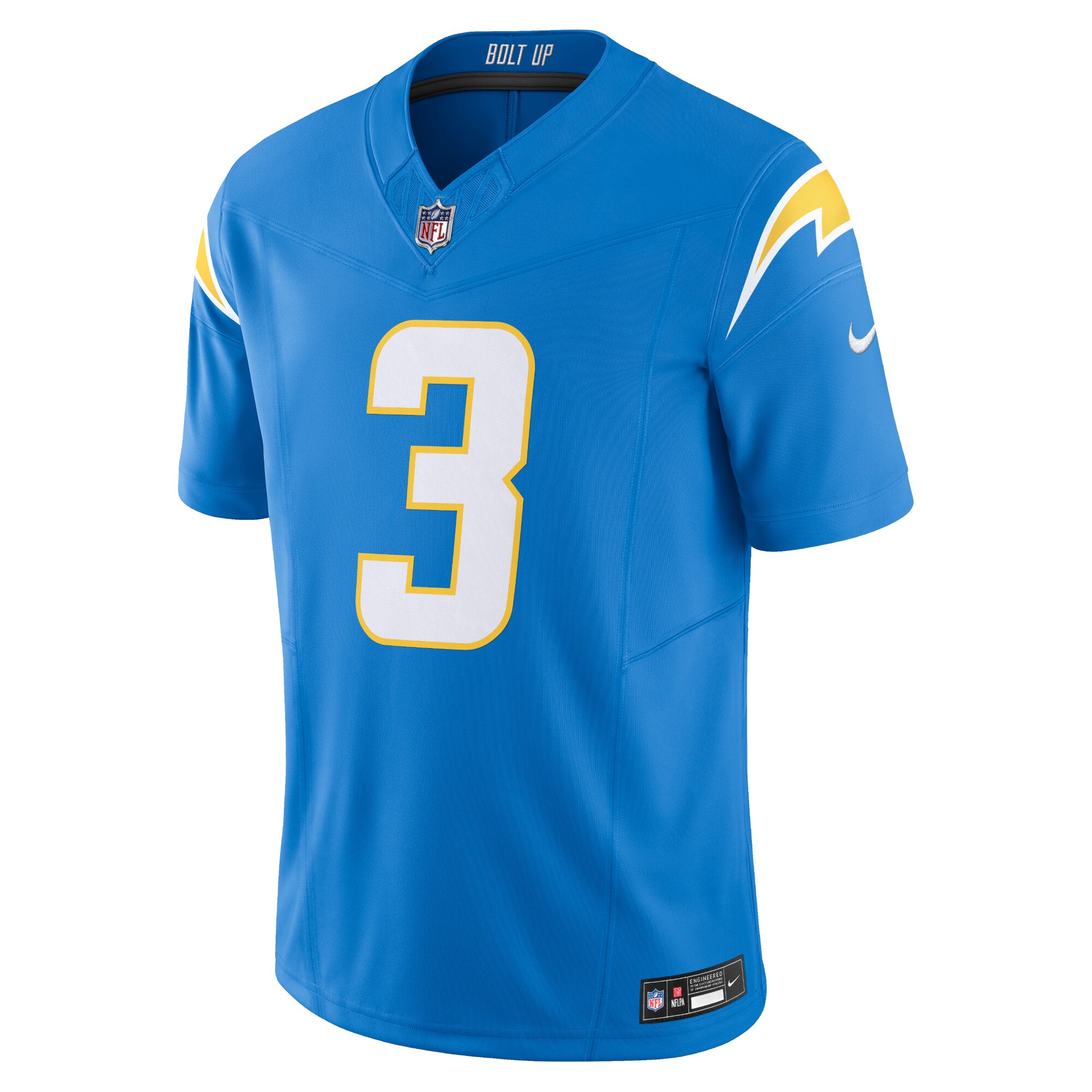 Derwin James Jr. Los Angeles Chargers Nike Vapor F.U.S.E. Limited Jersey – Powder Blue Clowdercats