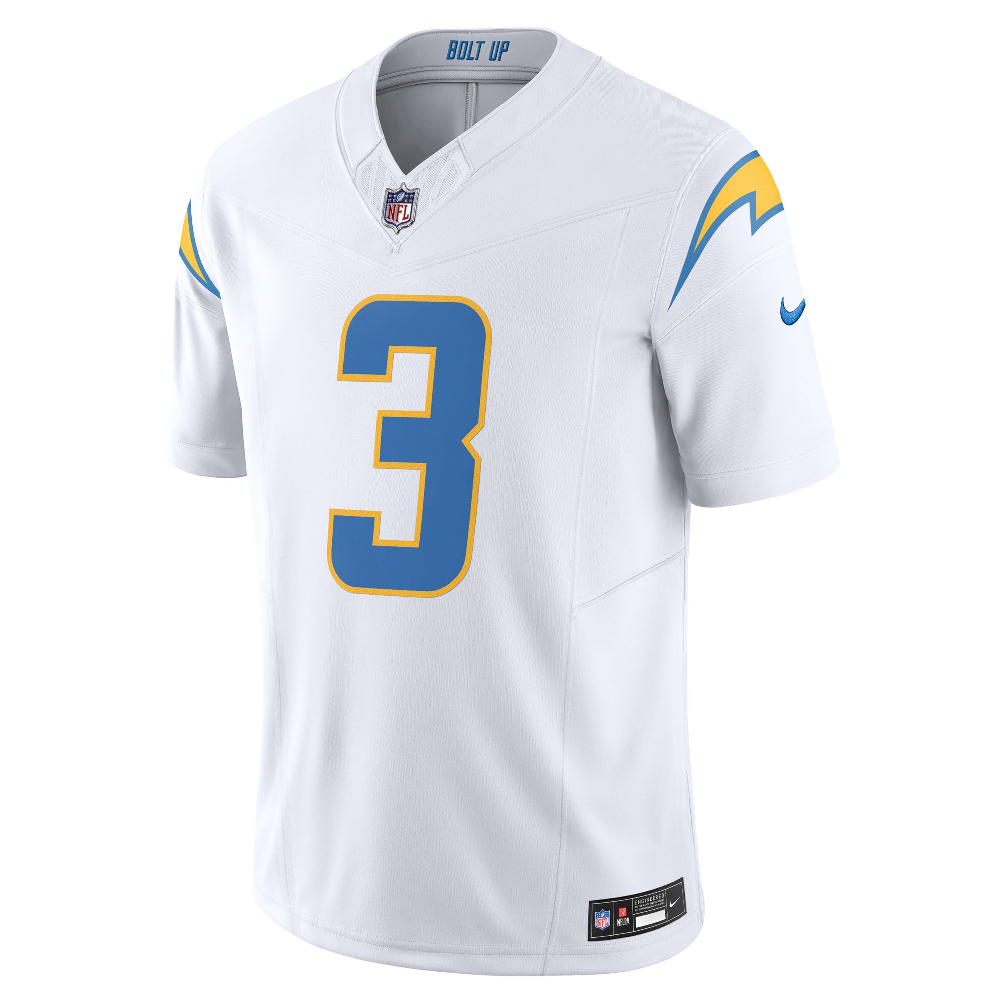 Derwin James Jr. Los Angeles Chargers Nike Vapor F.U.S.E. Limited Jersey – White Clowdercats