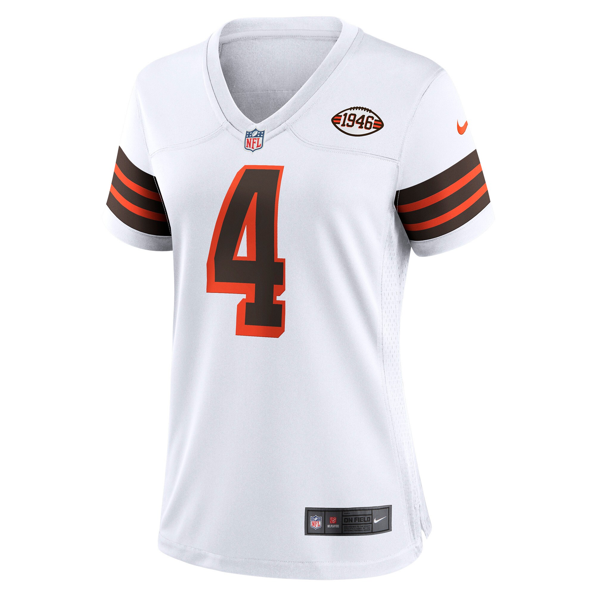 Deshaun Watson Cleveland Browns Nike Women’s Player Jersey – White Clowdercats