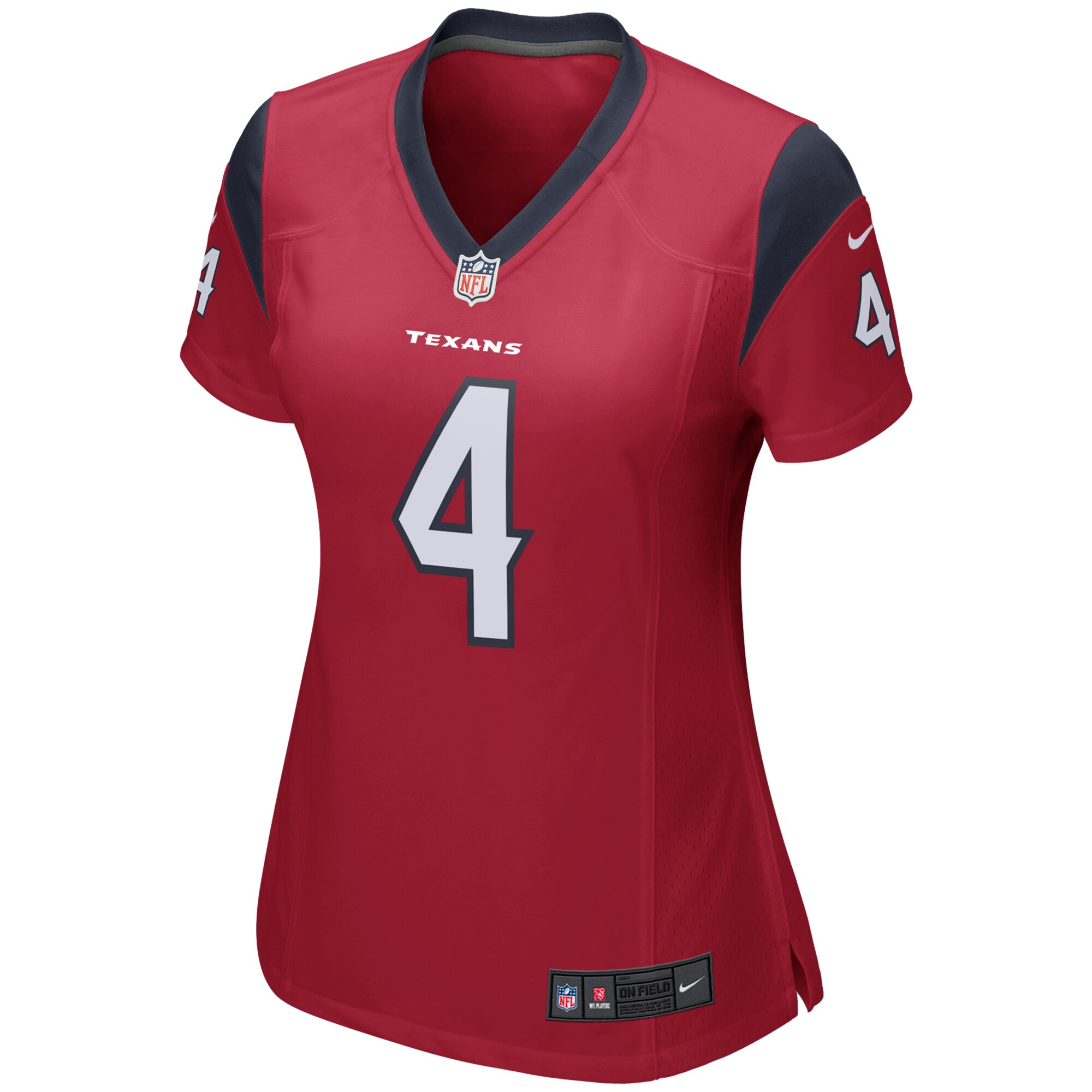 Deshaun Watson Houston Texans Nike Women’s Team Color Game Jersey – Red Clowdercats