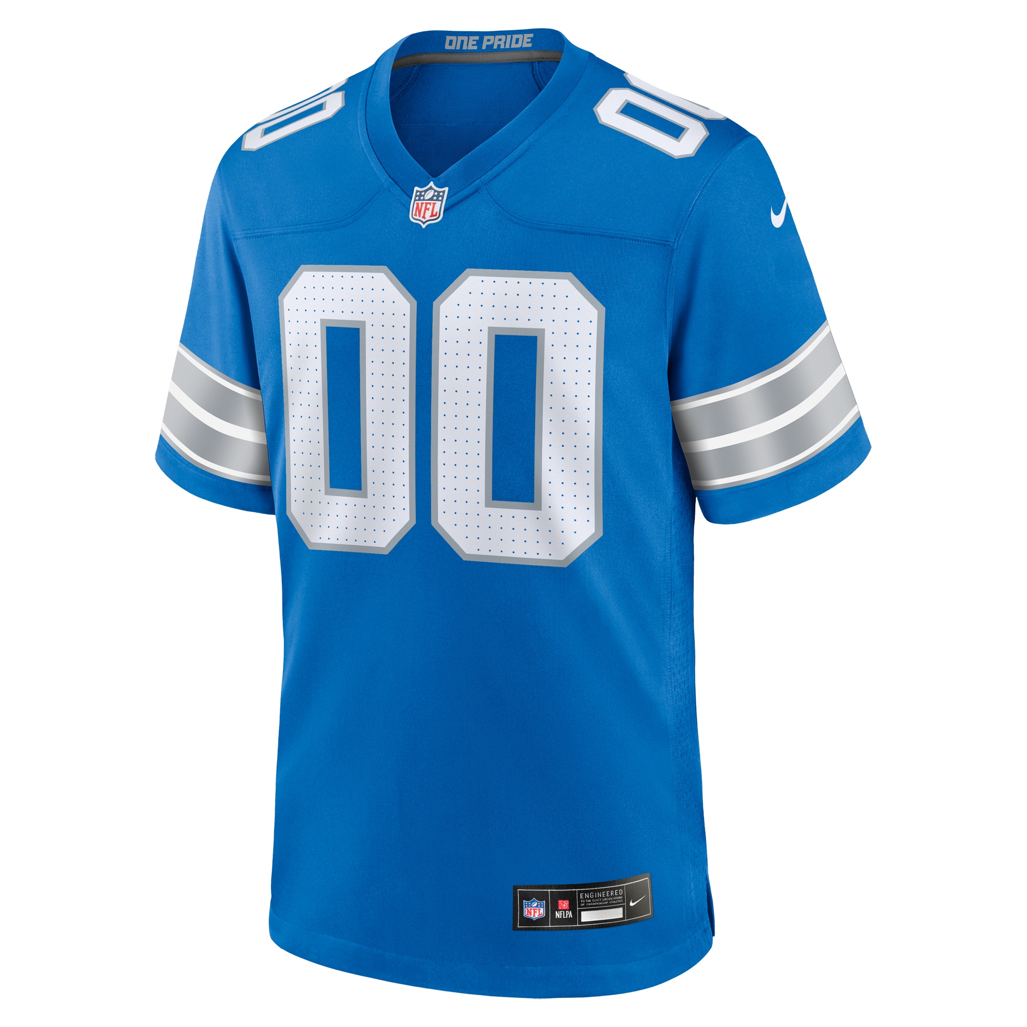 Detroit Lions Nike Custom Game Jersey – Blue Clowdercats