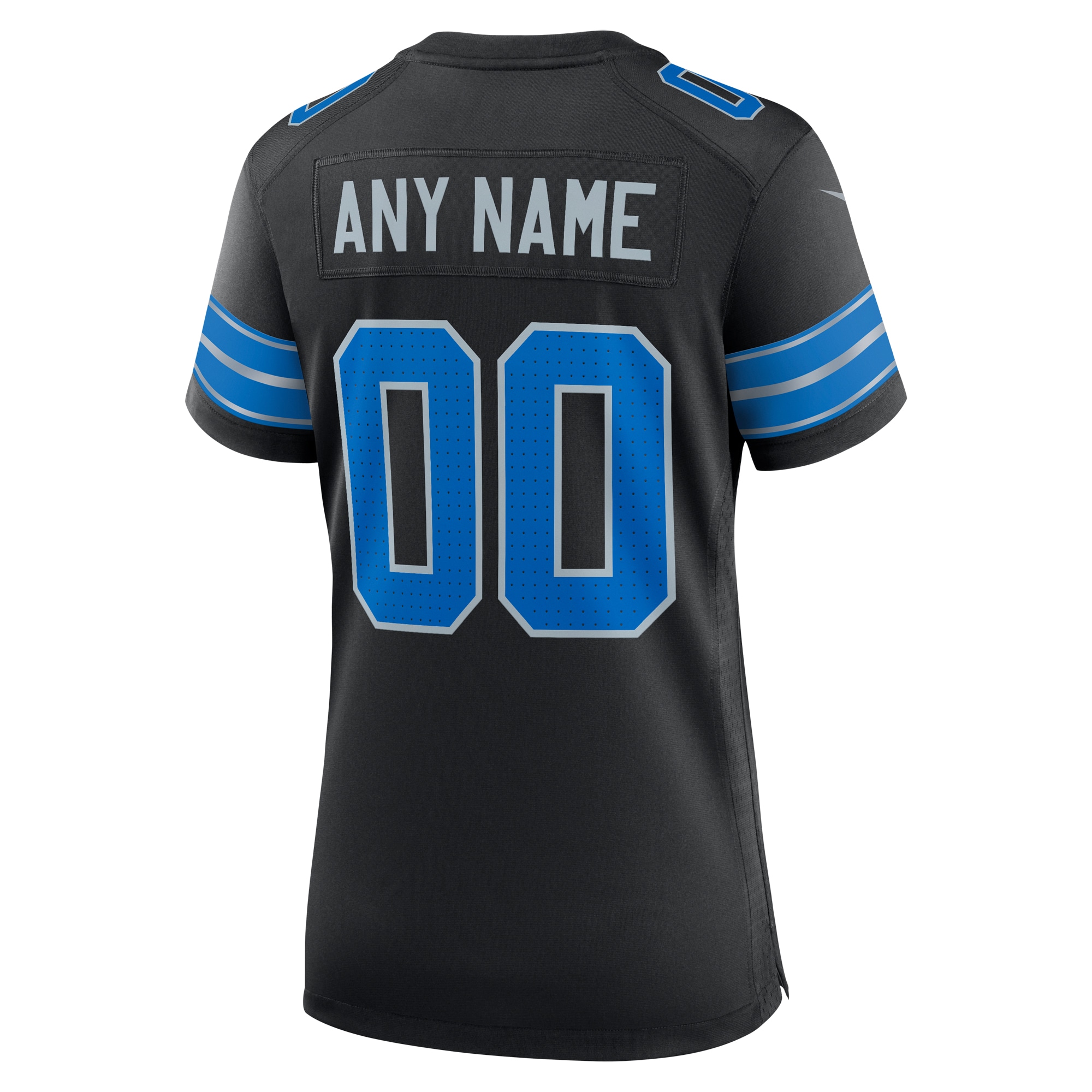 Detroit Lions Nike Women’s Alternate Custom Game Jersey – Black Clowdercats